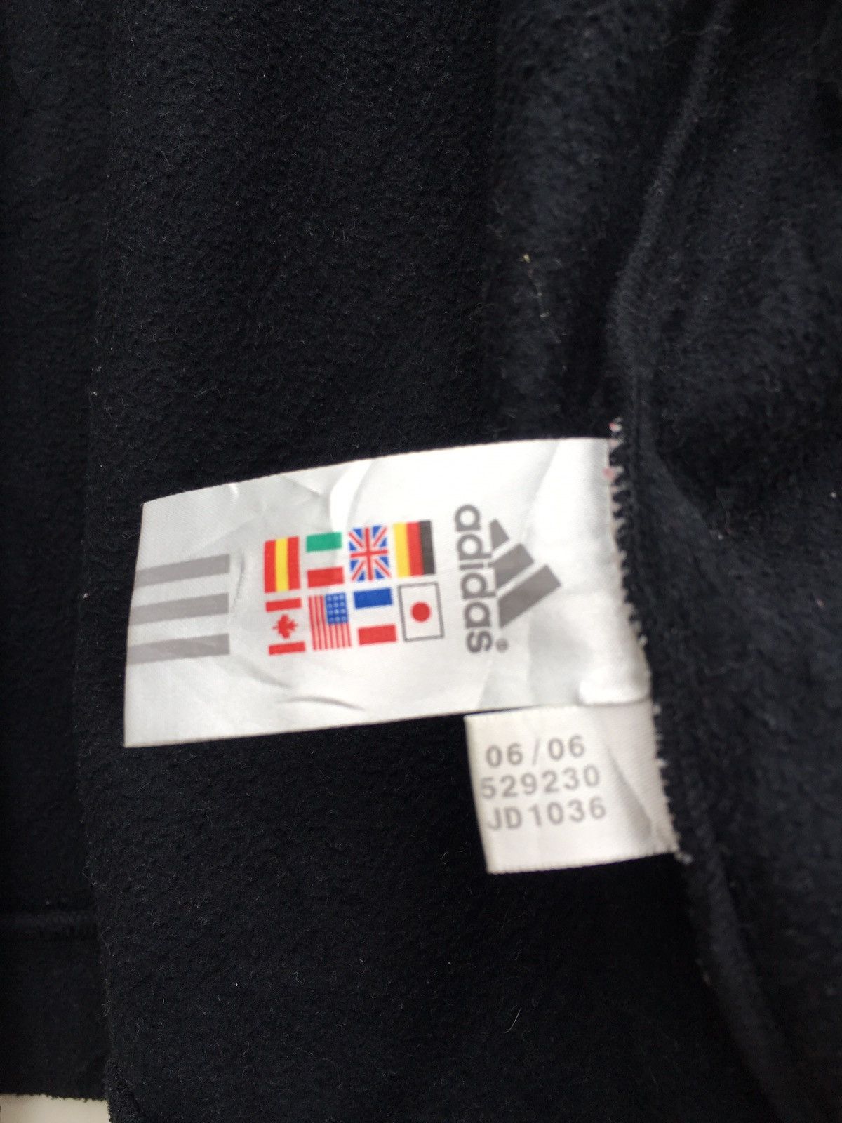 Adidas Rare Vintage Adidas Three Line Zip Up Fleece Size US S / EU 44-46 / 1 - 9 Thumbnail
