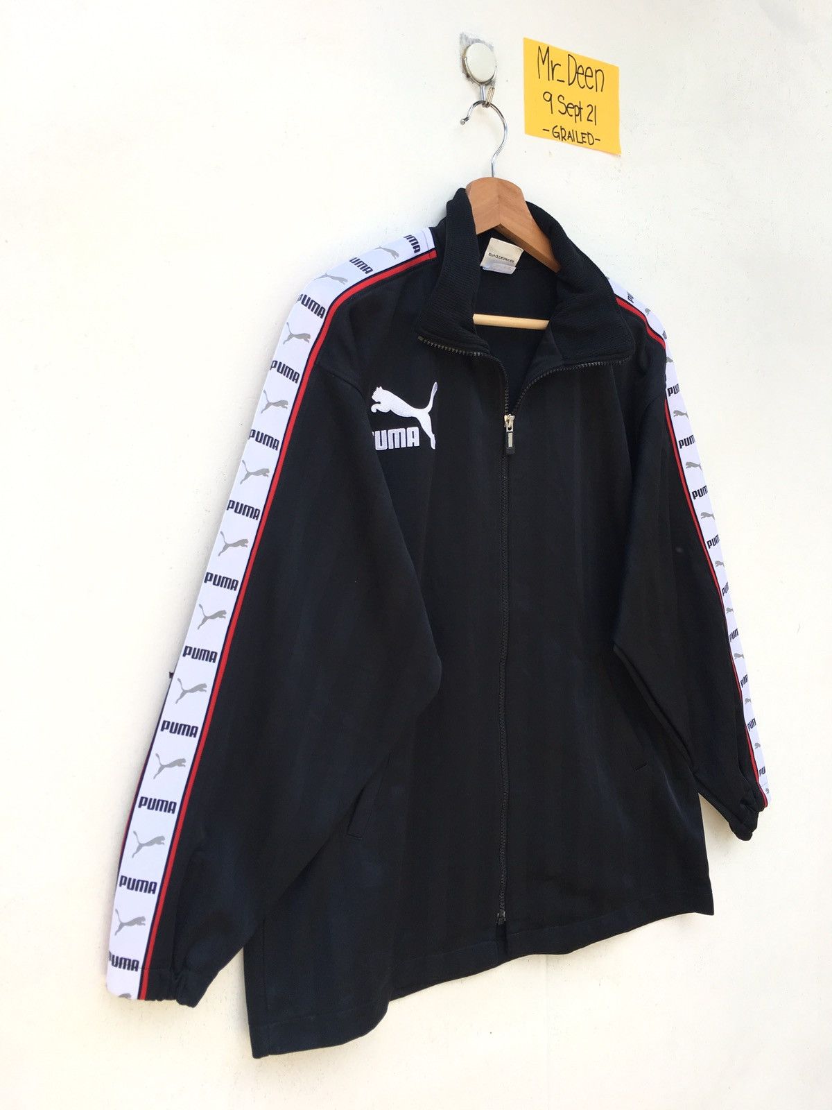 Puma Rare Vintage 90s PUMA Biglogo Zip Up Sweater Size US XL / EU 56 / 4 - 3 Thumbnail