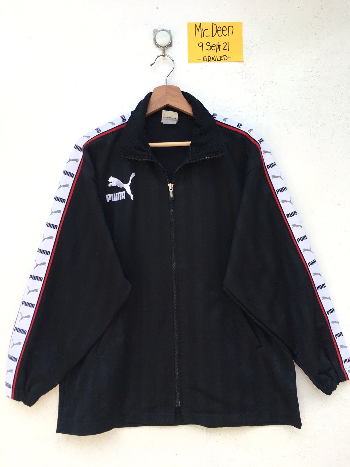 Puma Rare Vintage 90s PUMA Biglogo Zip Up Sweater Size US XL / EU 56 / 4 - 1 Thumbnail