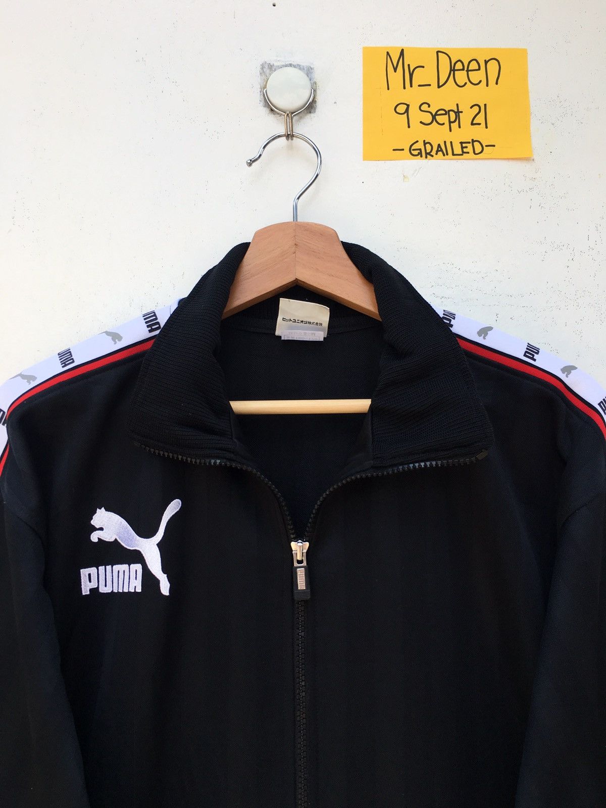 Puma Rare Vintage 90s PUMA Biglogo Zip Up Sweater Size US XL / EU 56 / 4 - 4 Thumbnail