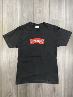 Preowned Supreme Black Camo Box Logo T-Shirt Adult Size Medium Tee Rare  READ!