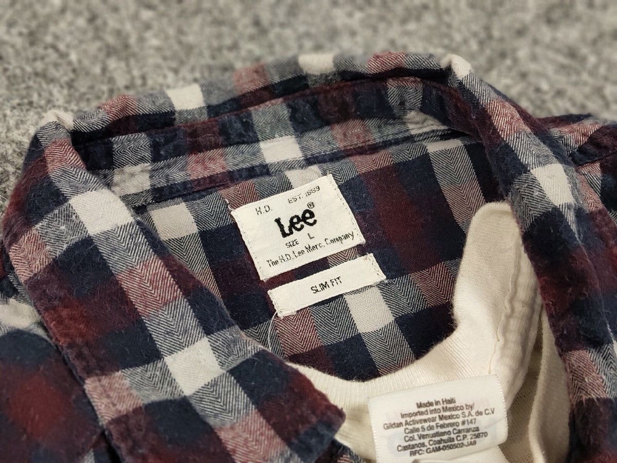 Flannel Vintage Flannel Lee Shirt Checkered Travis Scott Style Size US L / EU 52-54 / 3 - 11 Thumbnail