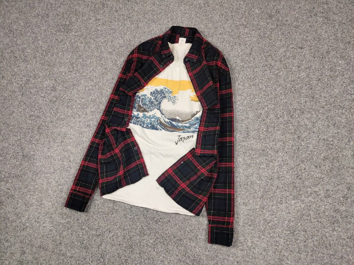 Flannel Vintage Flannel Shirt Travis Scott Style Streetwear Hype Size US M / EU 48-50 / 2 - 3 Thumbnail