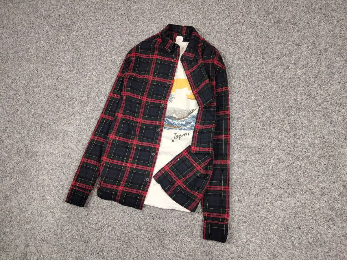 Flannel Vintage Flannel Shirt Travis Scott Style Streetwear Hype Size US M / EU 48-50 / 2 - 7 Thumbnail