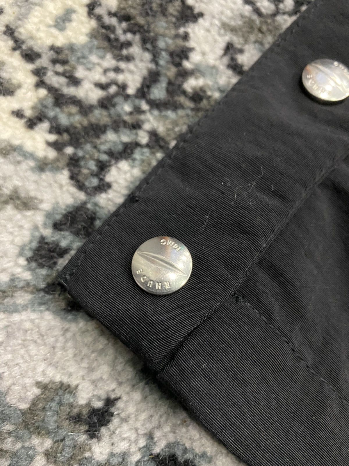 Rhude Nylon Snap Cargo Pants l Black Size US 30 / EU 46 - 7 Thumbnail