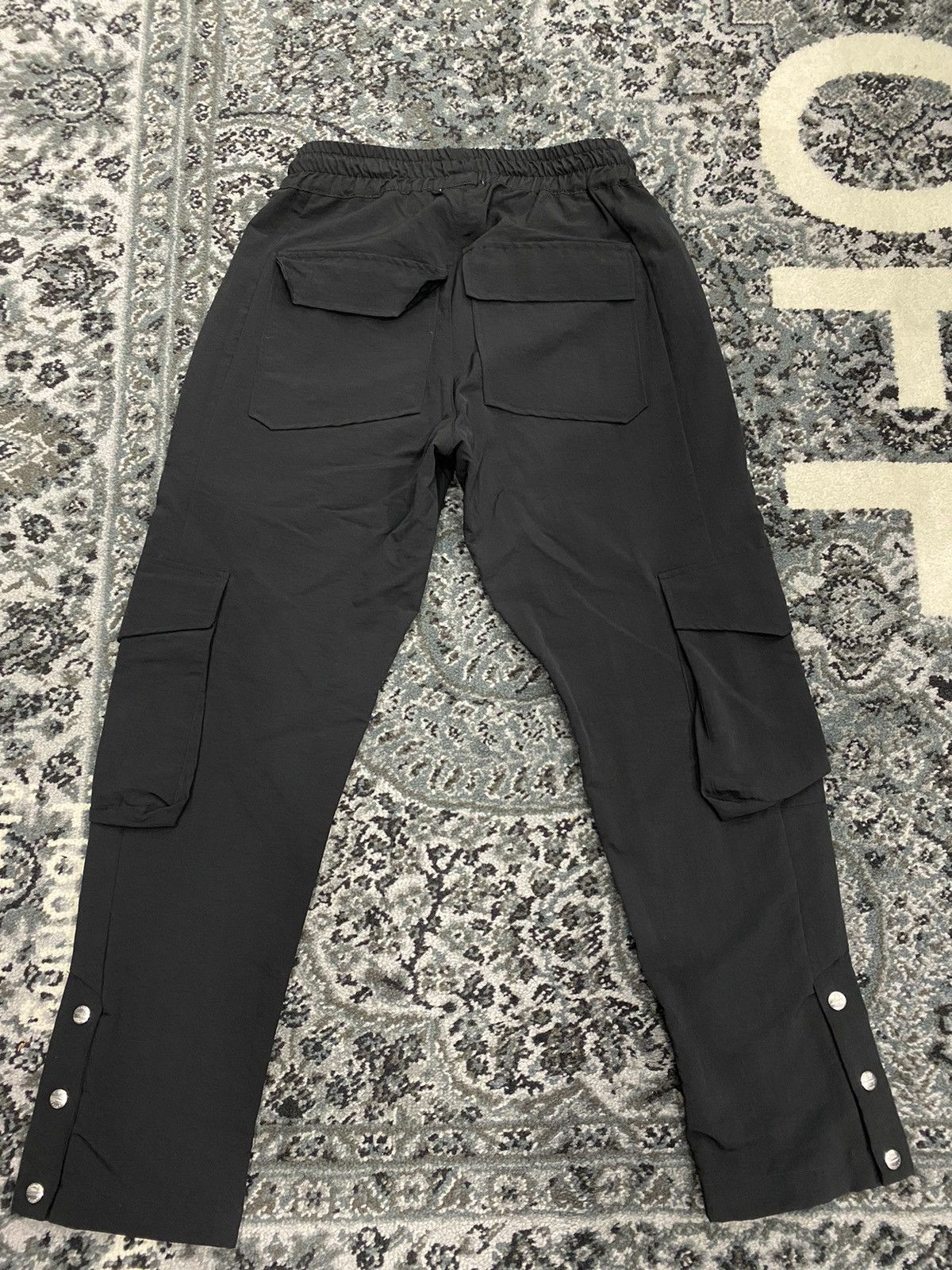Rhude Nylon Snap Cargo Pants l Black Size US 30 / EU 46 - 4 Thumbnail