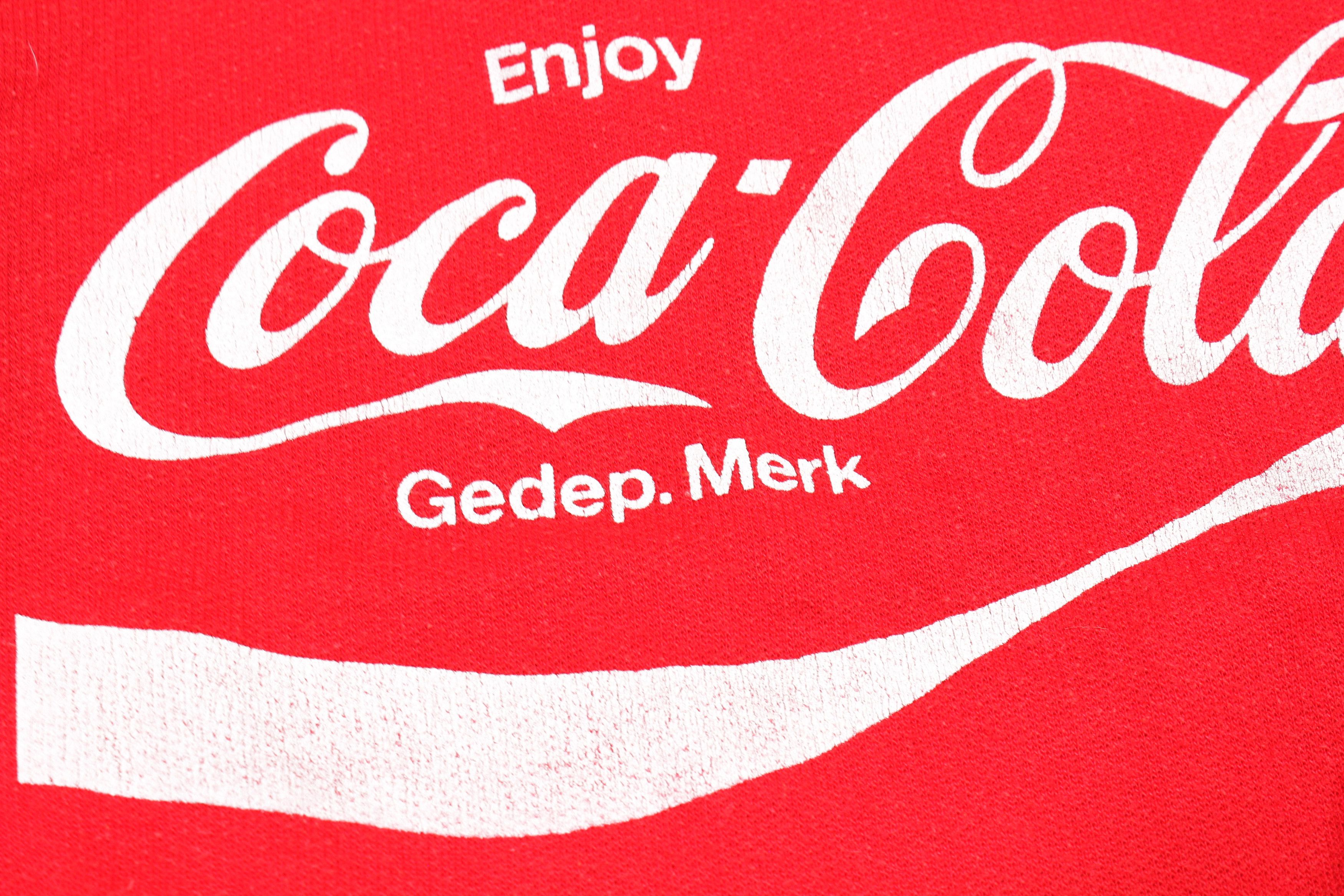 Coca Cola 90S Big Logo Sweatshirt Size US XS / EU 42 / 0 - 4 Thumbnail