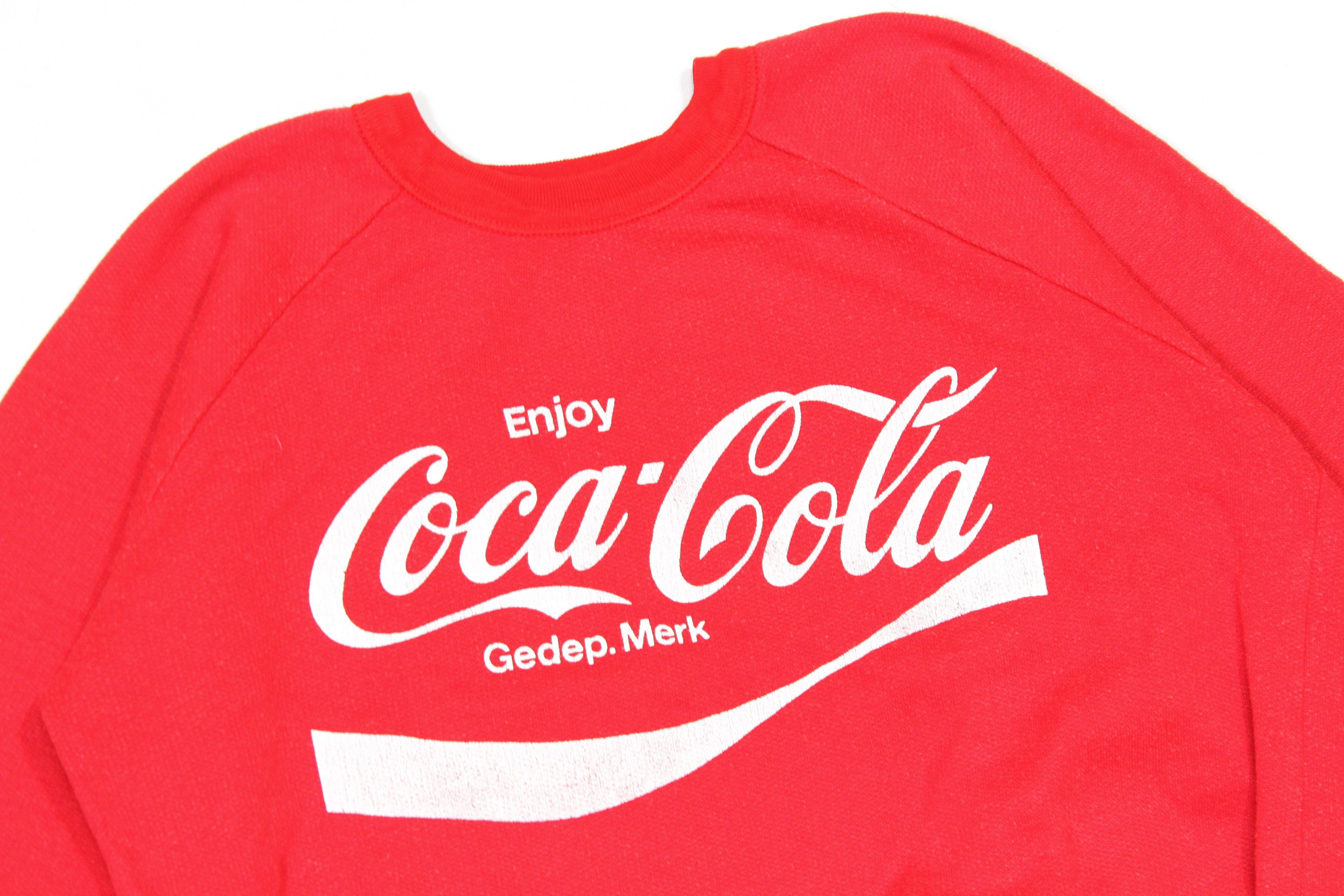 Coca Cola 90S Big Logo Sweatshirt Size US XS / EU 42 / 0 - 3 Thumbnail