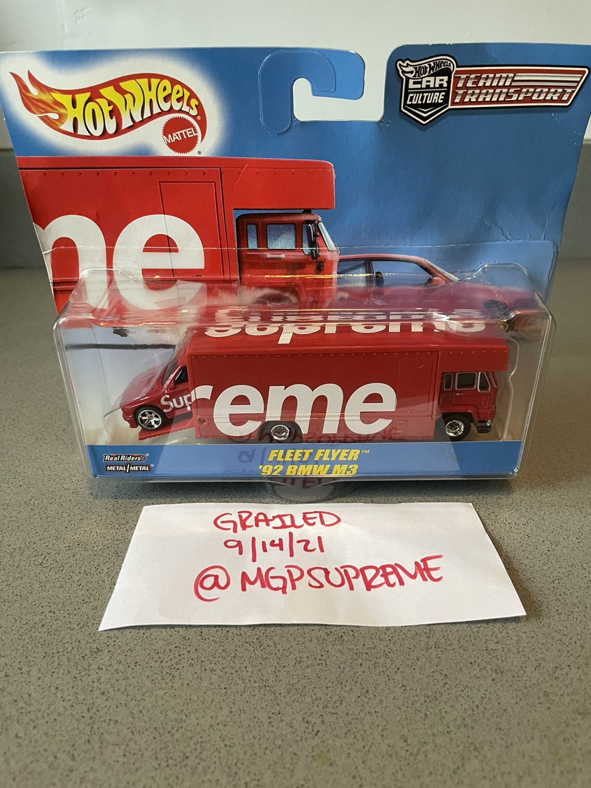 Supreme Fleet Flyer Hotwheels Fleet Flyer 92 Bmw M3 Wheels Fleet