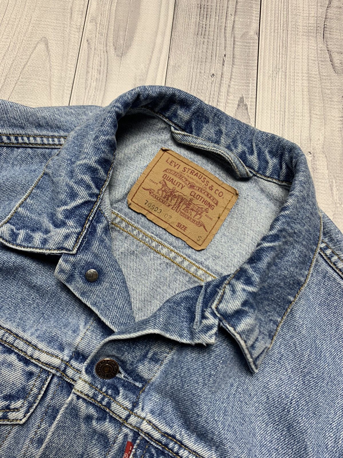 Levi's Vintage Levis denim jacket size S Size US S / EU 44-46 / 1 - 2 Thumbnail