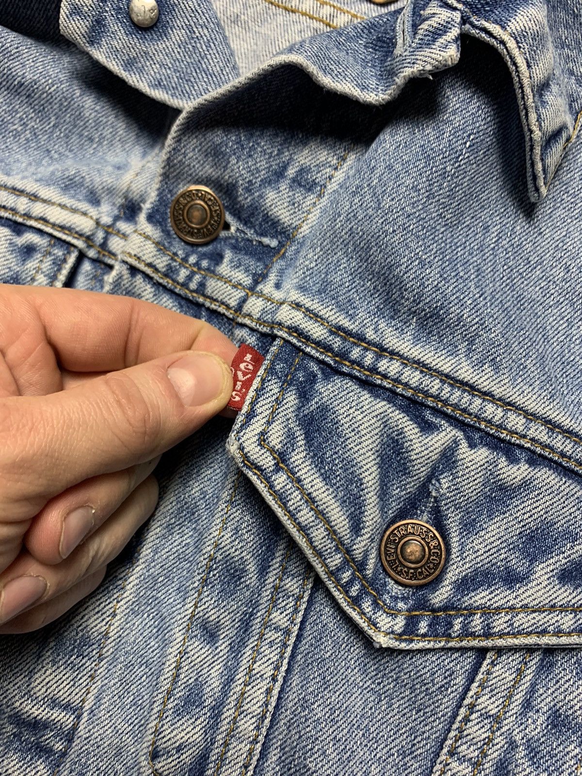 Levi's Vintage Levis denim jacket size S Size US S / EU 44-46 / 1 - 3 Thumbnail