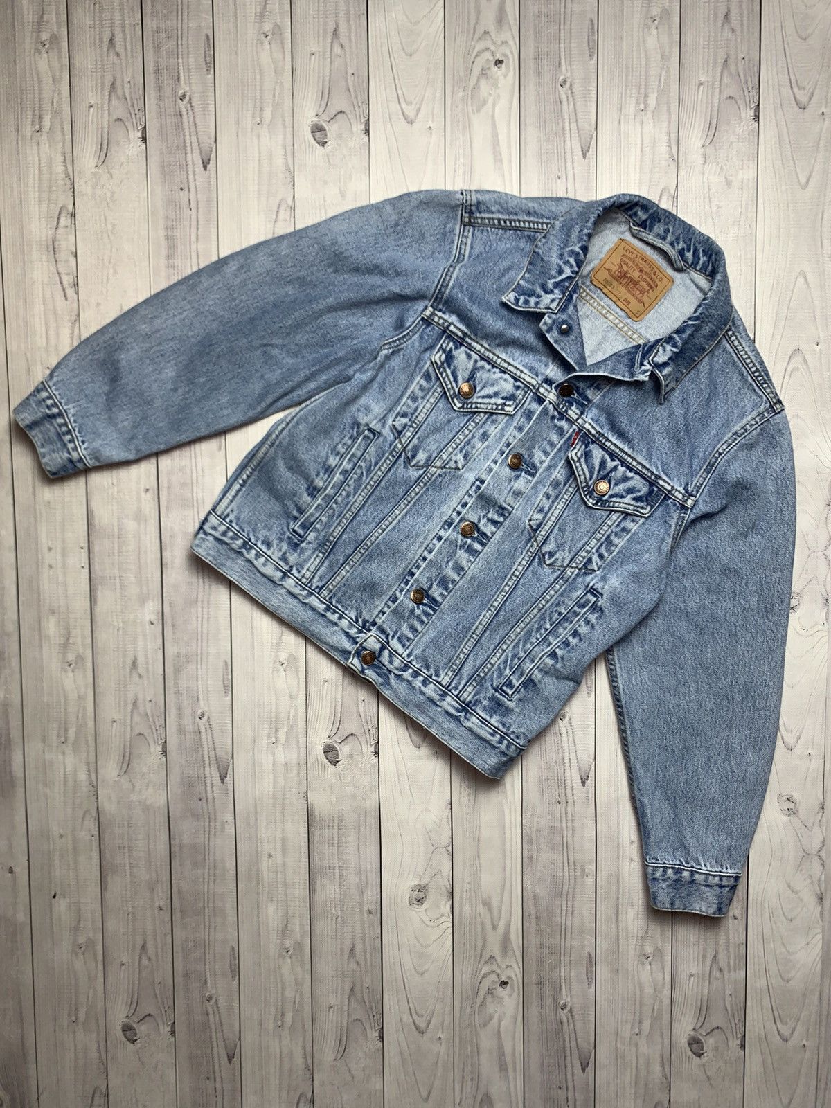 Levi's Vintage Levis denim jacket size S Size US S / EU 44-46 / 1 - 1 Thumbnail