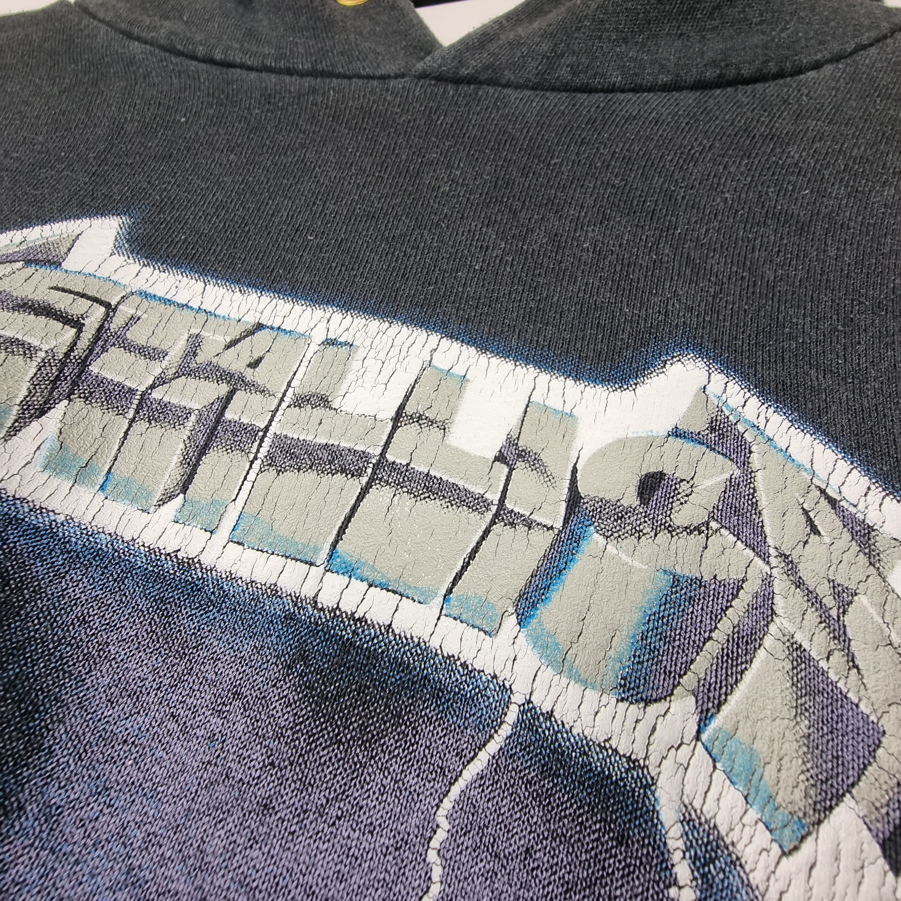 Band Tees Vintage Metallica Hoodie 1994 like Slayer ACDC Pantera Size US XL / EU 56 / 4 - 8 Thumbnail