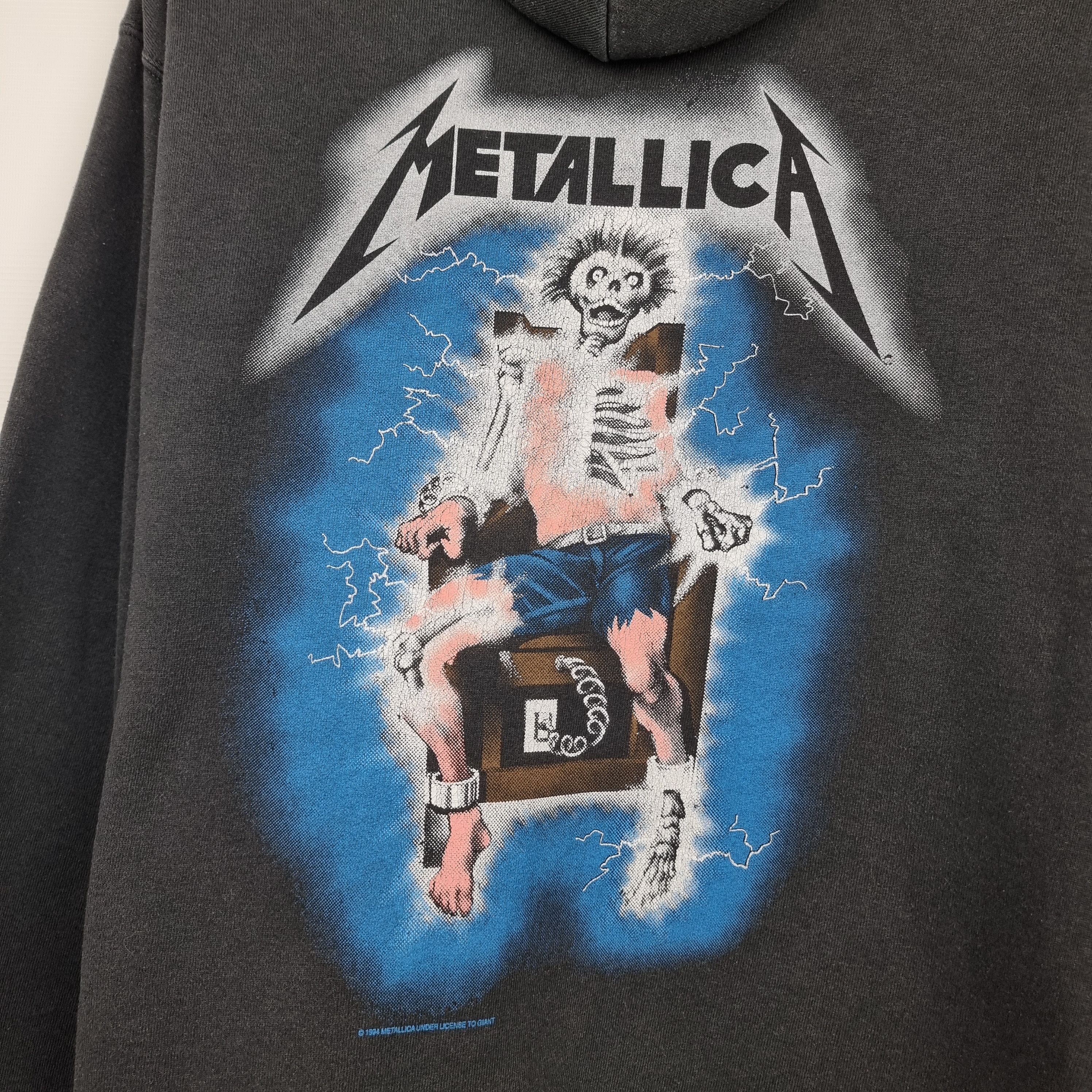 Band Tees Vintage Metallica Hoodie 1994 like Slayer ACDC Pantera Size US XL / EU 56 / 4 - 15 Thumbnail