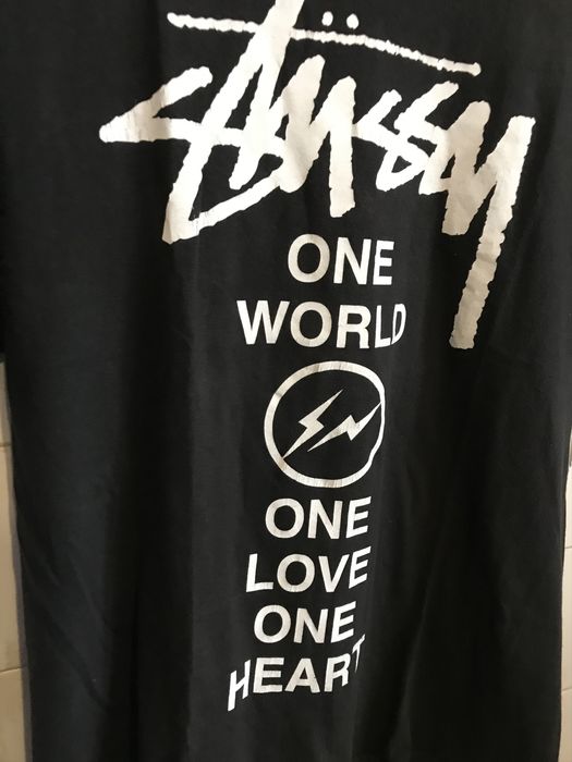 Stussy STUSSY x FRAGMENT DESIGN Charity T-Shirt world tour | Grailed