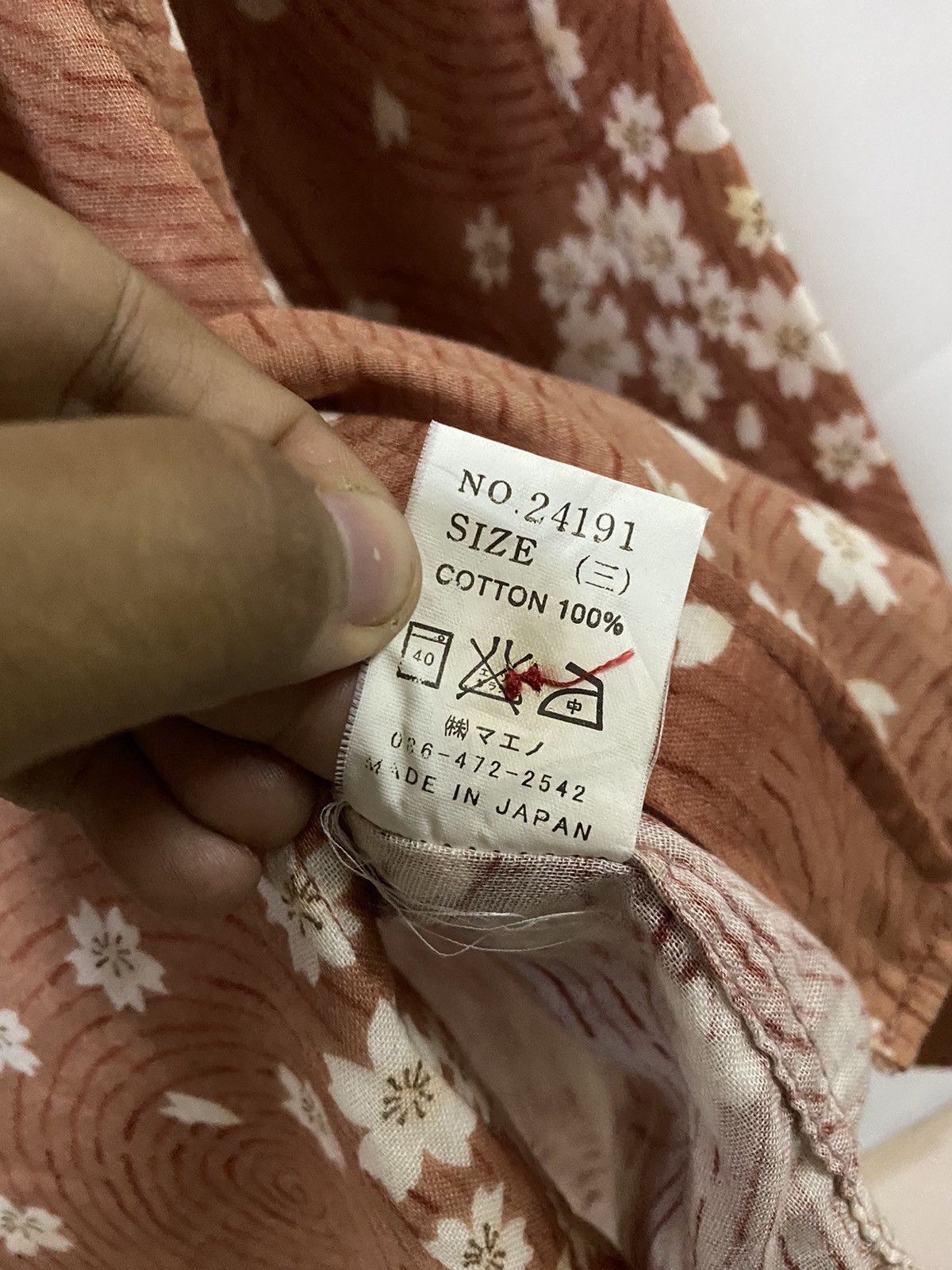 Eternal × Japanese Brand × Toyo Enterprises Eternal Kurashiki Kojima Japan Asian Motive Lined Cotton Size US L / EU 52-54 / 3 - 7 Thumbnail