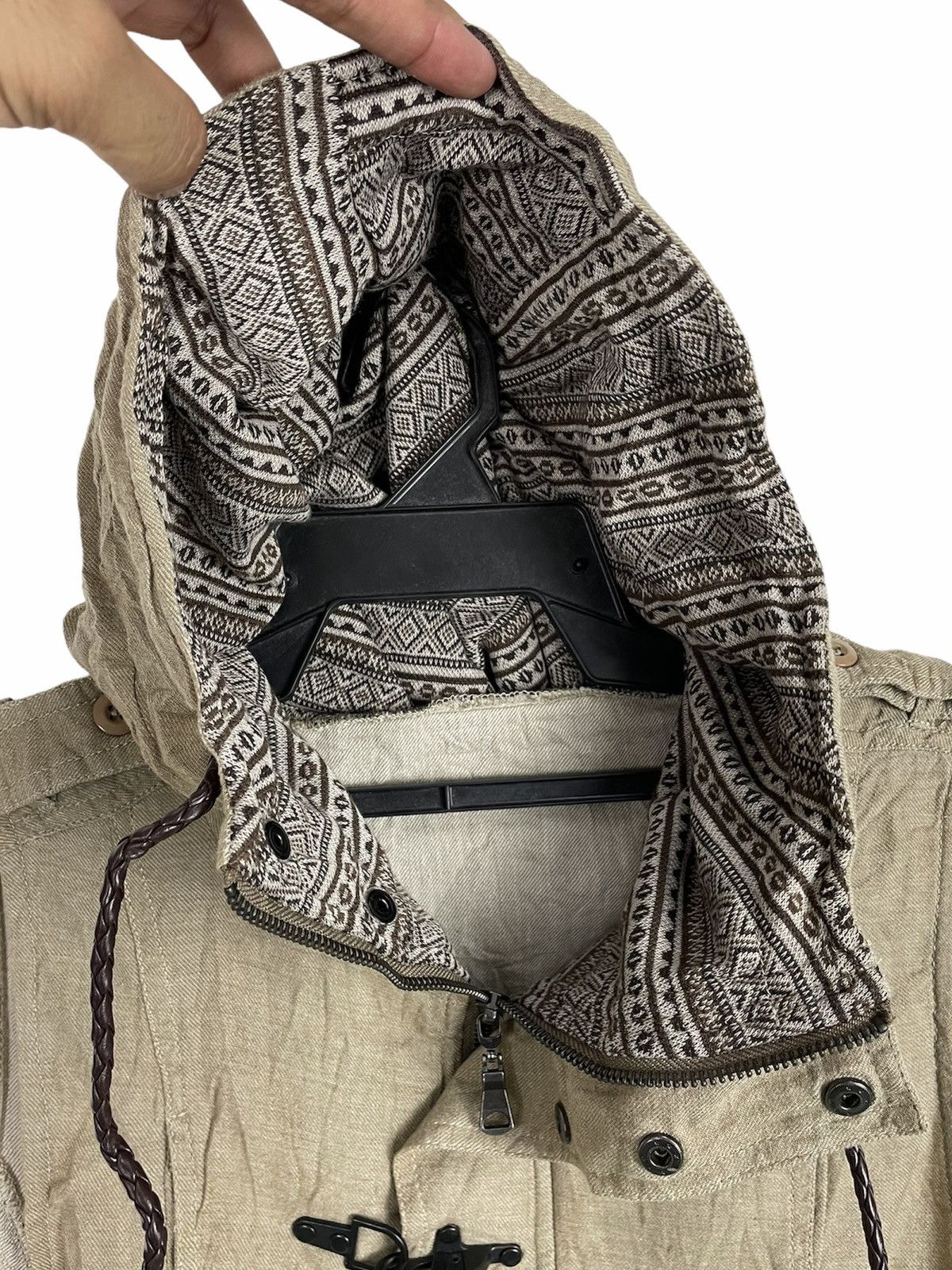 Japanese Brand SEMANTIC DESIGN HOODED VEST CHIMAYO Size US L / EU 52-54 / 3 - 4 Thumbnail