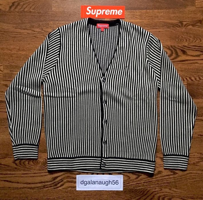 Supreme Micro Striped Cardigan | Grailed