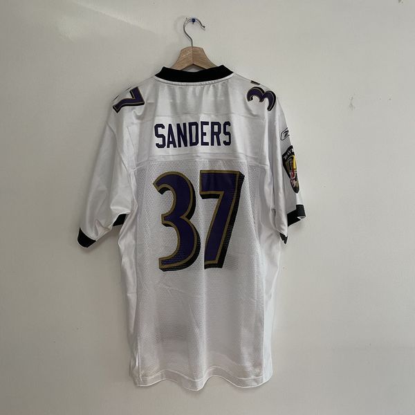 2004 Deion Sanders Baltimore Ravens Reebok NFL Jersey Size Medium – Rare  VNTG