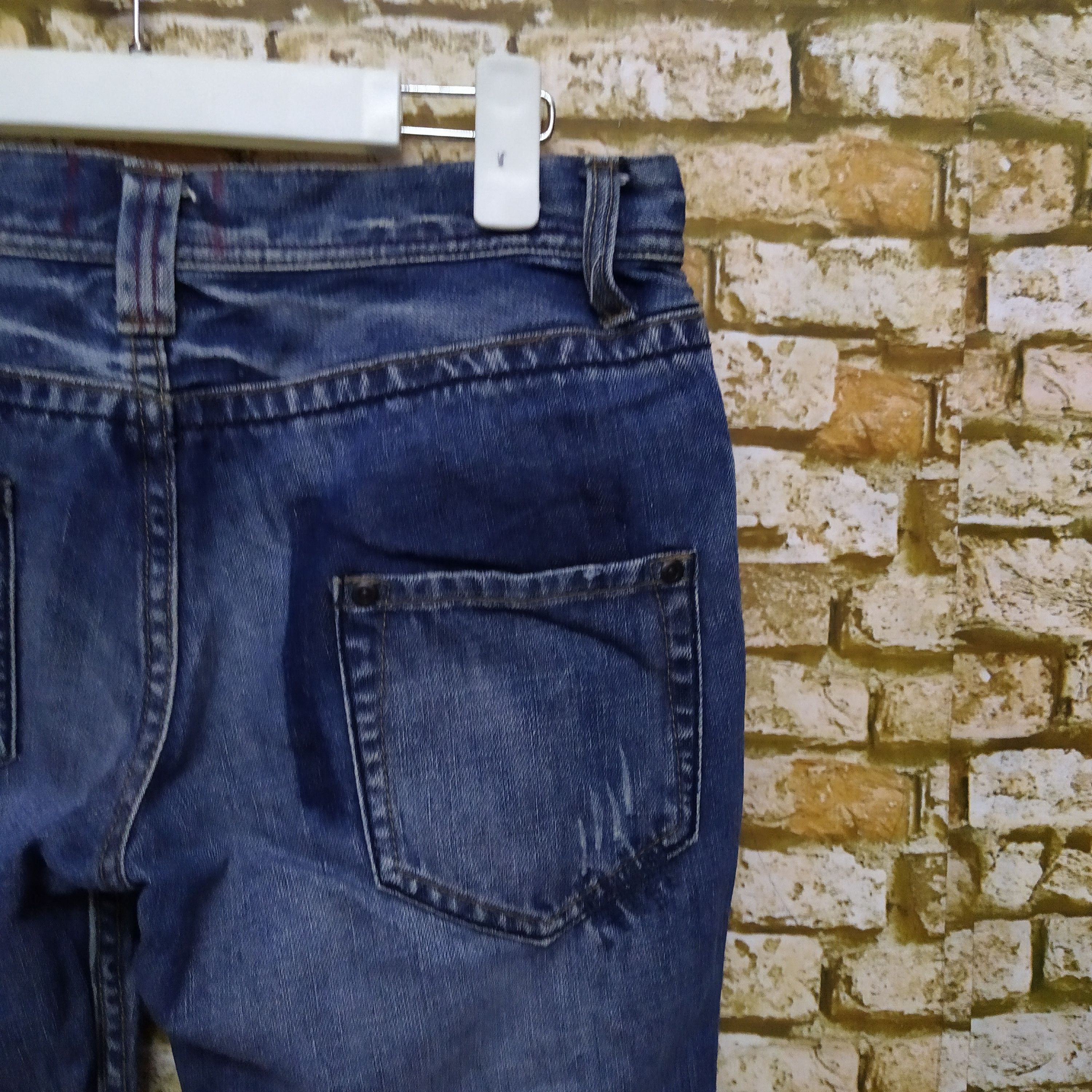 Designer × Japanese Brand [A.R] JAPAN DESIGNER BORO DISTRESSED DENIM (D63) Size US 30 / EU 46 - 7 Thumbnail