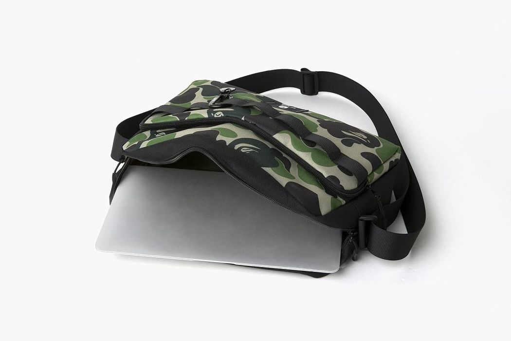 Bape 🔥 BAPE SHOULDER BAG ABC CAMO CROSS BODY MESSENGER Book Bag Grailed