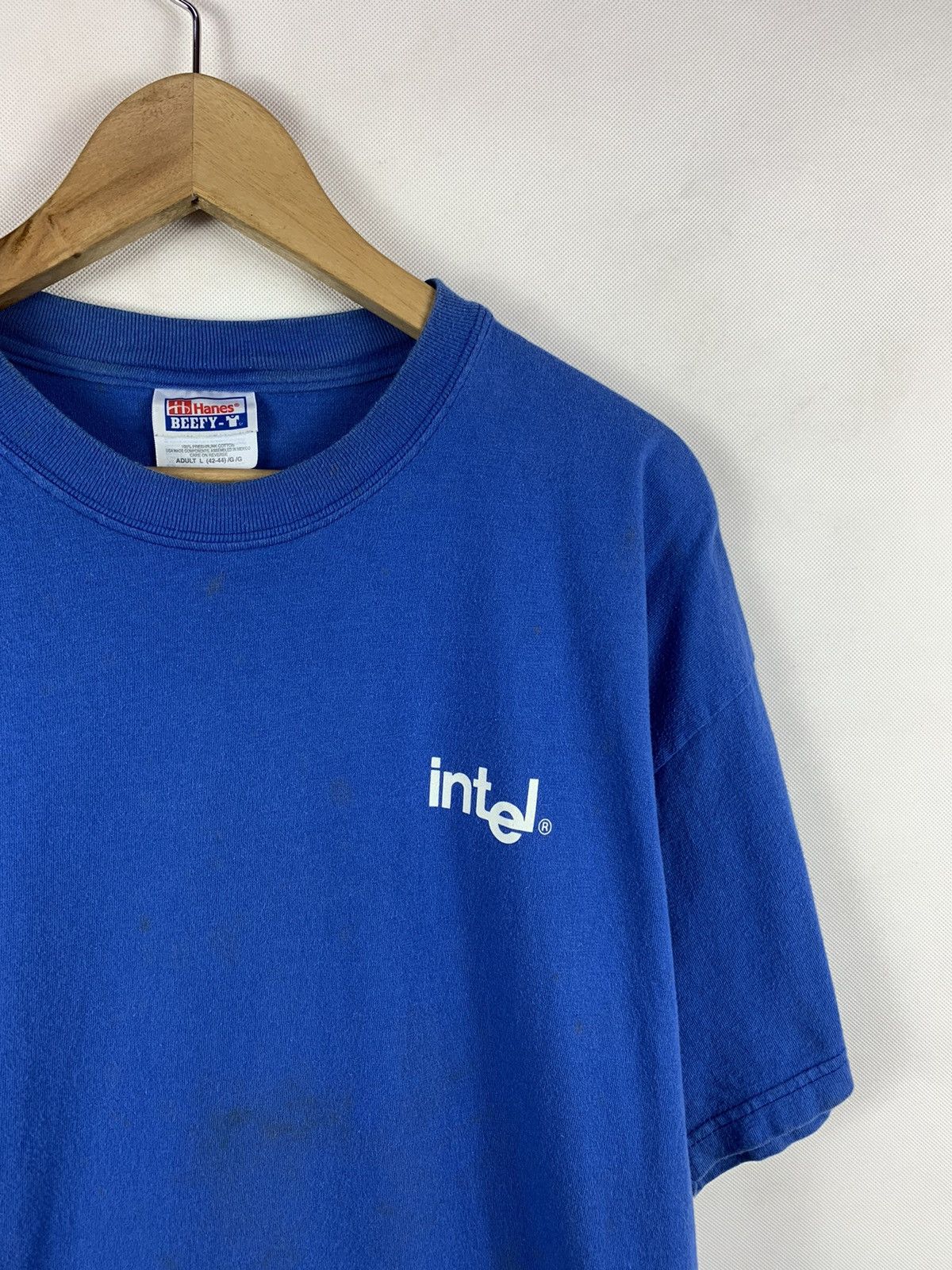 Apple Vintage Intel Tech Tee Promo Size US L / EU 52-54 / 3 - 3 Thumbnail