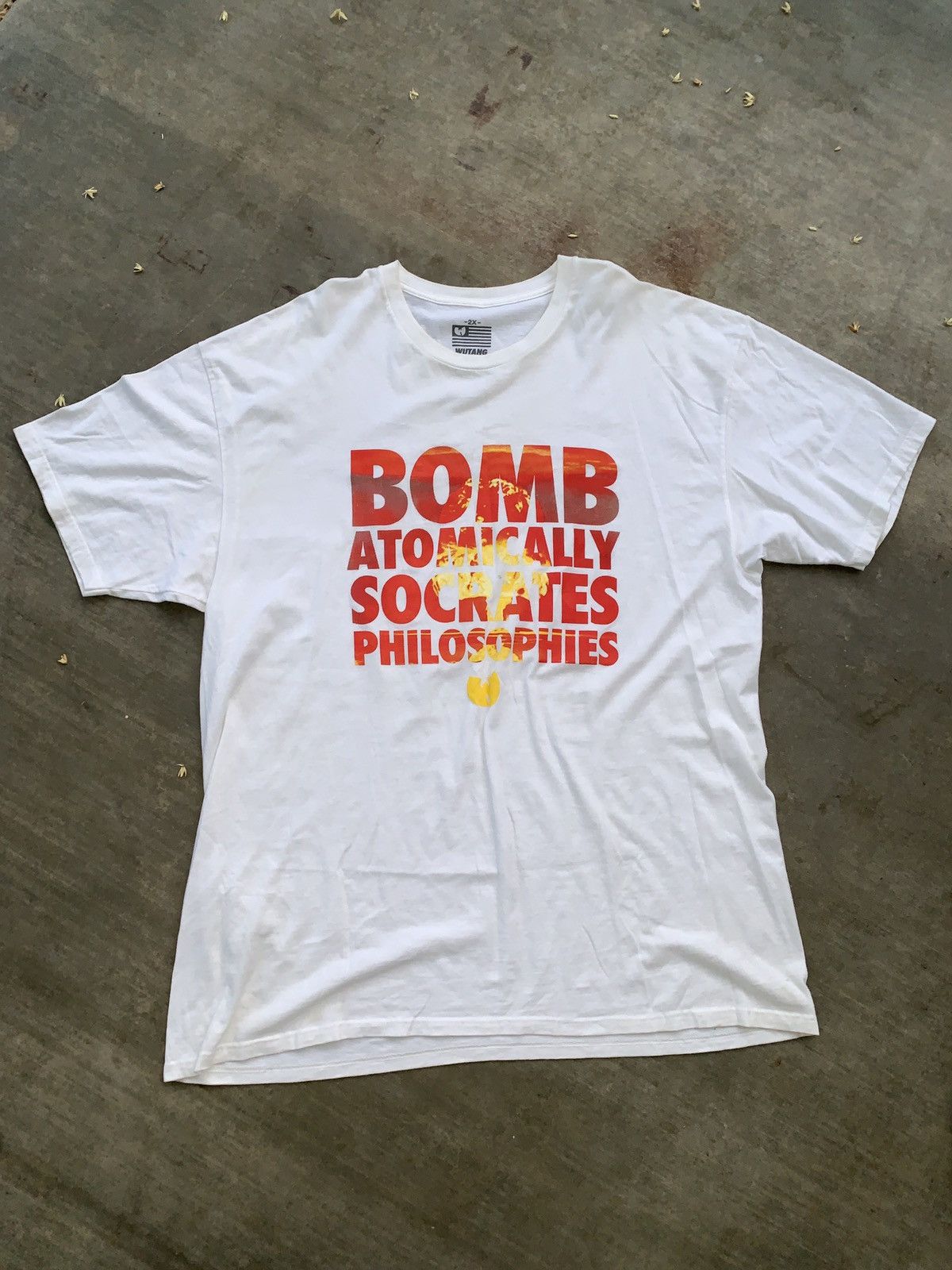Streetwear × Vintage × Wutang WU TANG BOMB ATOMICALLY SOCRATES TEE ...