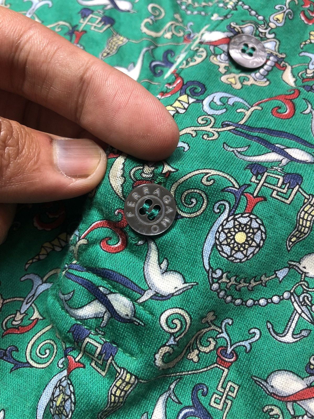 Salvatore Ferragamo × Vintage VTGE salvatore ferragamo polo Size US M / EU 48-50 / 2 - 5 Thumbnail