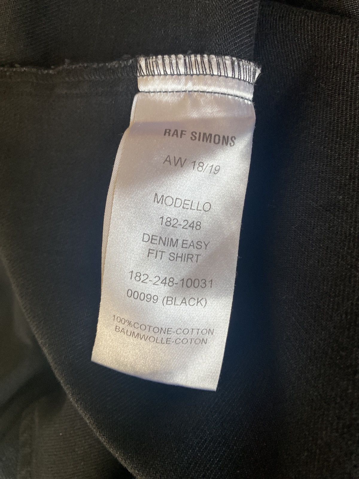 Raf Simons aw18 oversize denim jacket/shirt Size US M / EU 48-50 / 2 - 6 Thumbnail