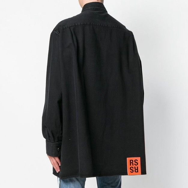 Raf Simons aw18 oversize denim jacket/shirt Size US M / EU 48-50 / 2 - 2 Thumbnail