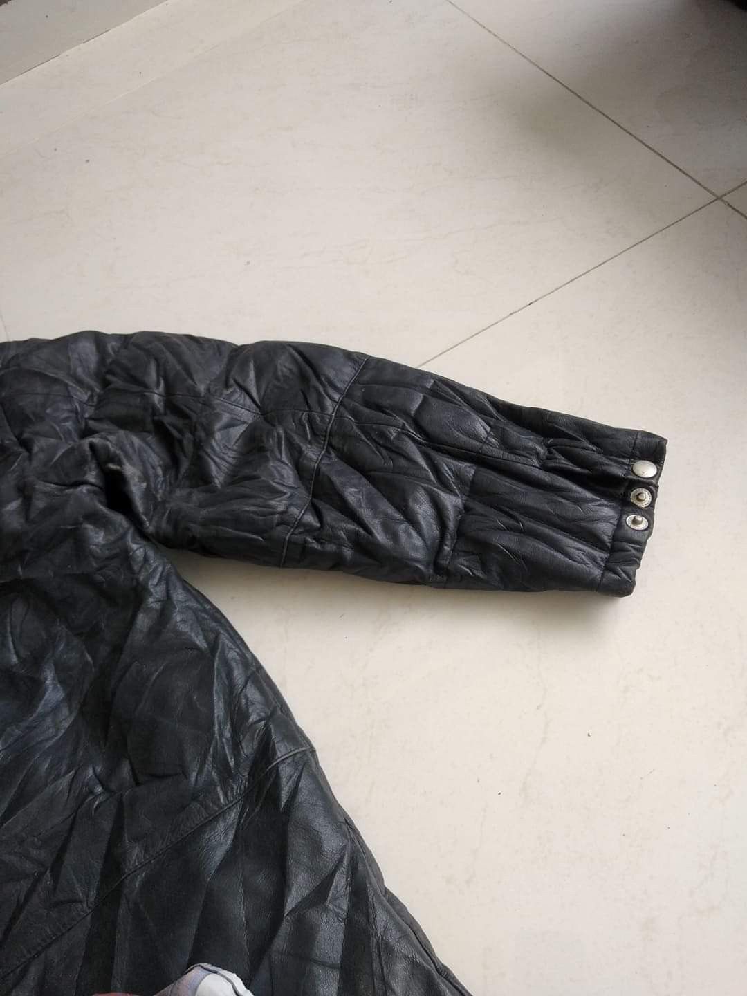 Vintage Vtg 90s REINA Long LeatherPuffer Jackets Size US L / EU 52-54 / 3 - 6 Thumbnail