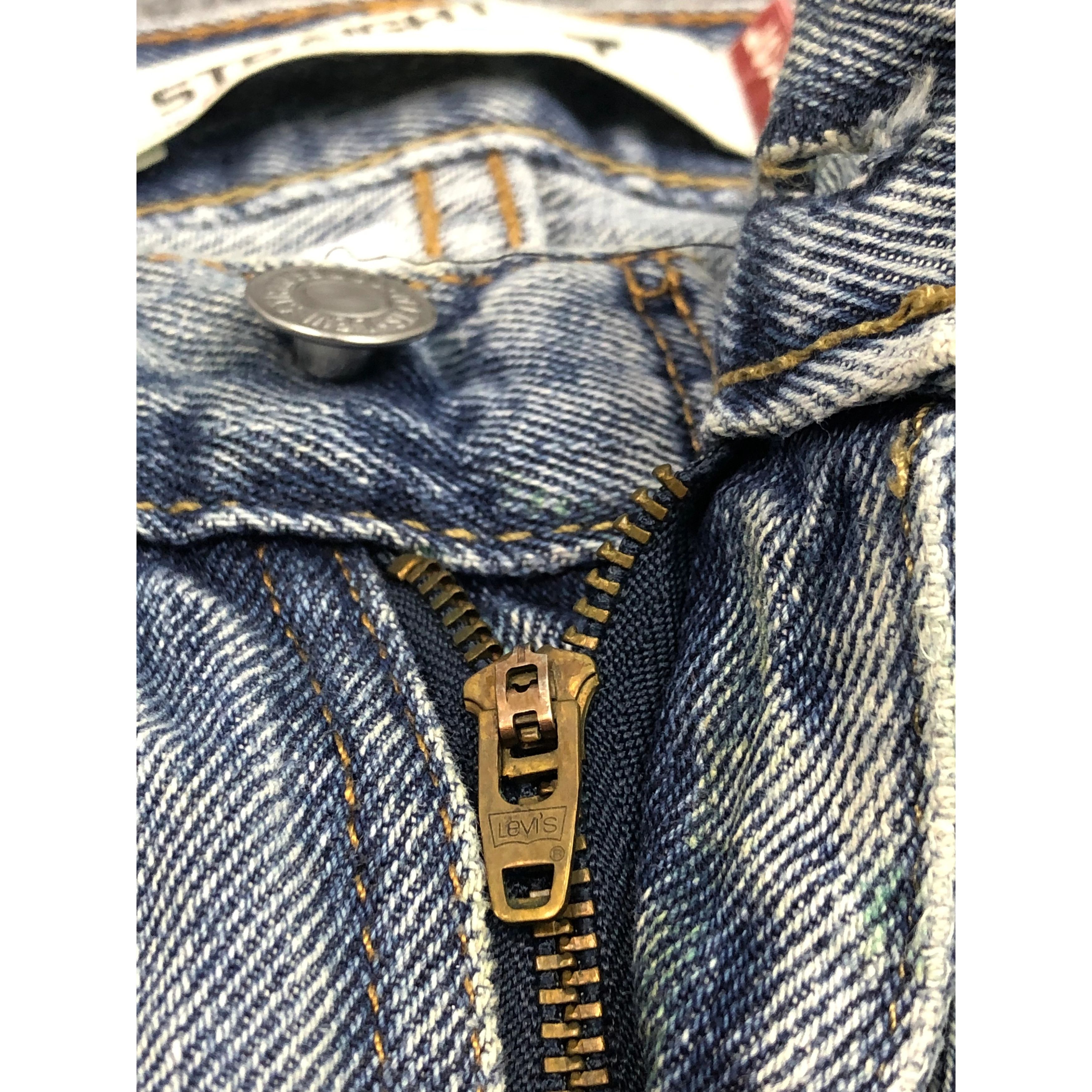 Levi's Vintage Levis 505 Regular Fit Lightwash Denim DP0307 Size US 38 / EU 54 - 7 Thumbnail