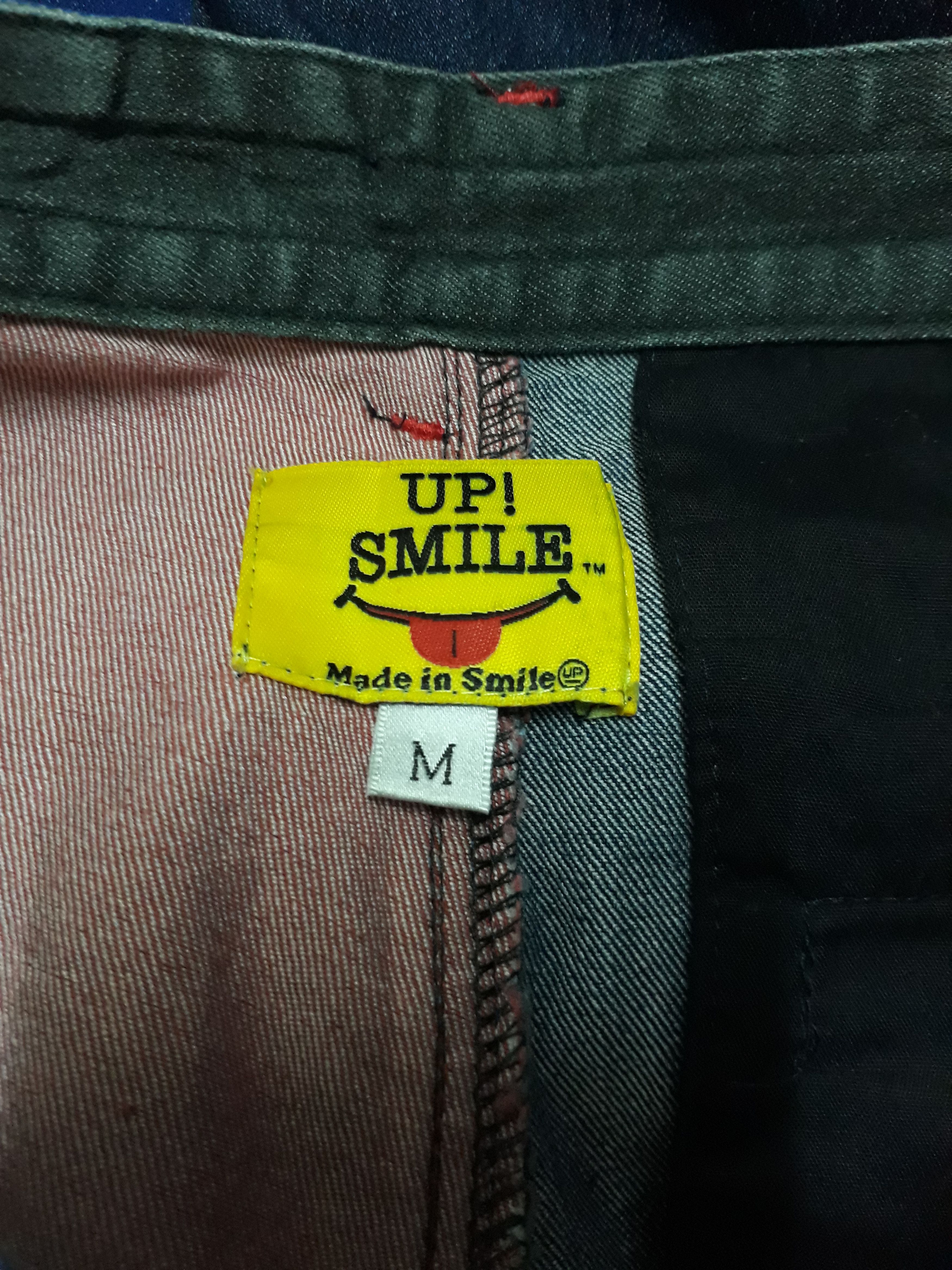 PPFM 💥UP SMILE Japanese Brand Multicolour Patchwork Denim Pant Size US 30 / EU 46 - 8 Thumbnail