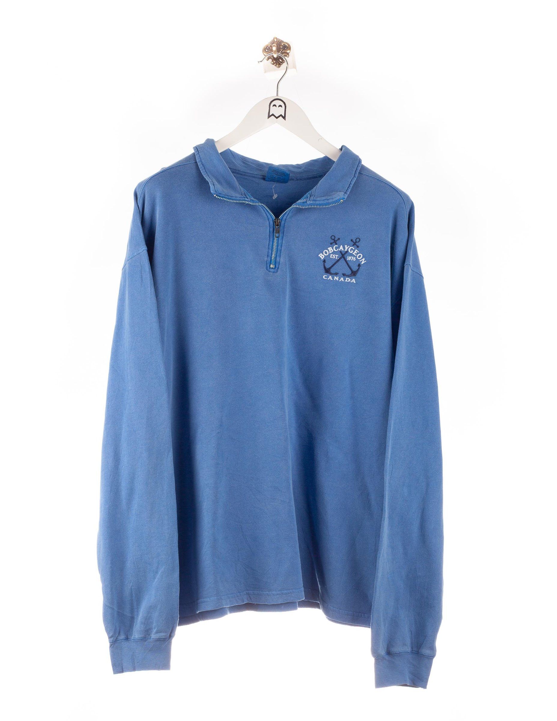 Vintage Vintage Blue 84 Sweatshirt Bobcaygeon Canada Stick Blue | Grailed