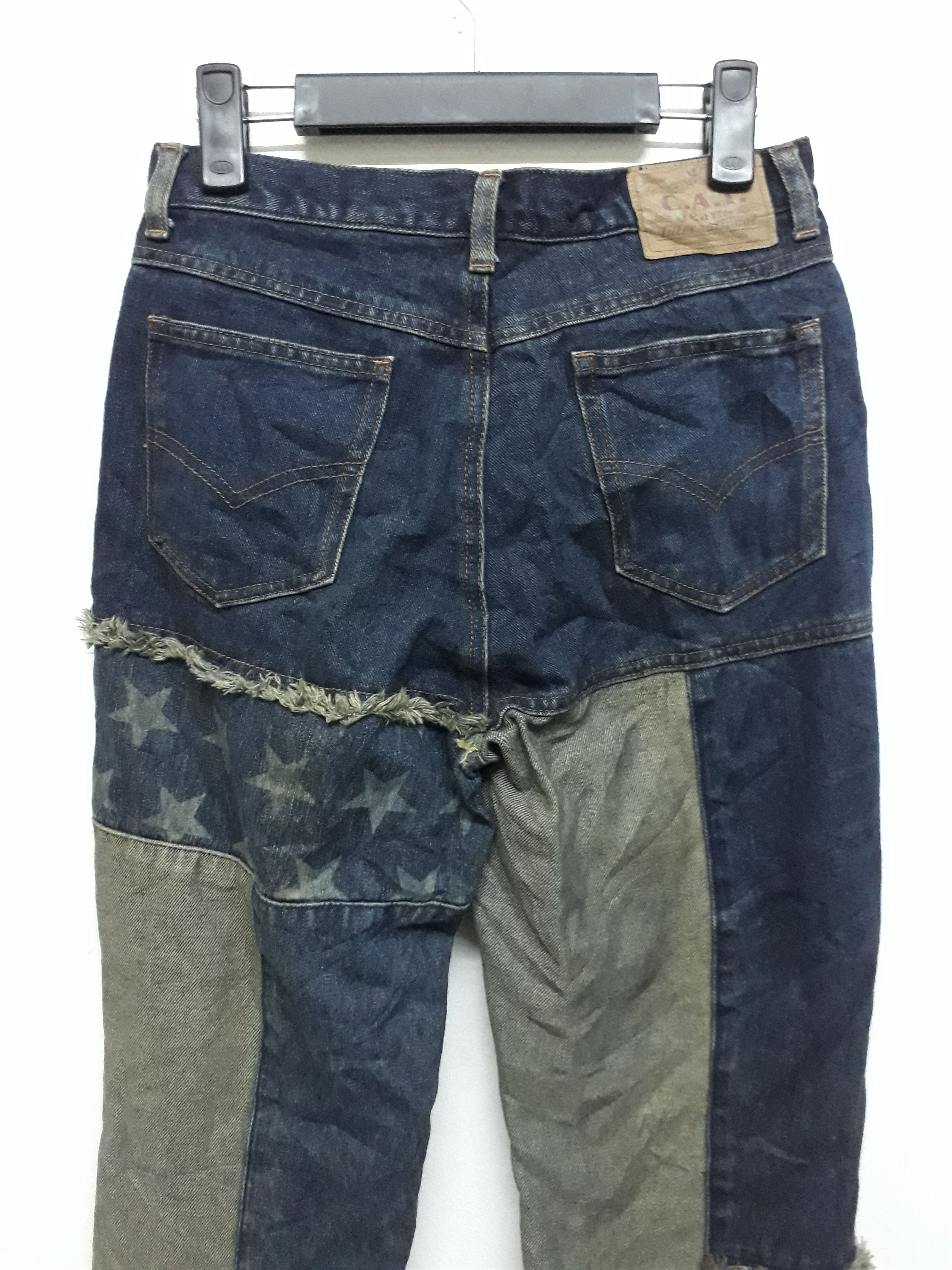 CAT'S PAW 💥CAT STAR Patchwork Japanese Bran Bootcut Denim Pant Size US 28 / EU 44 - 4 Thumbnail