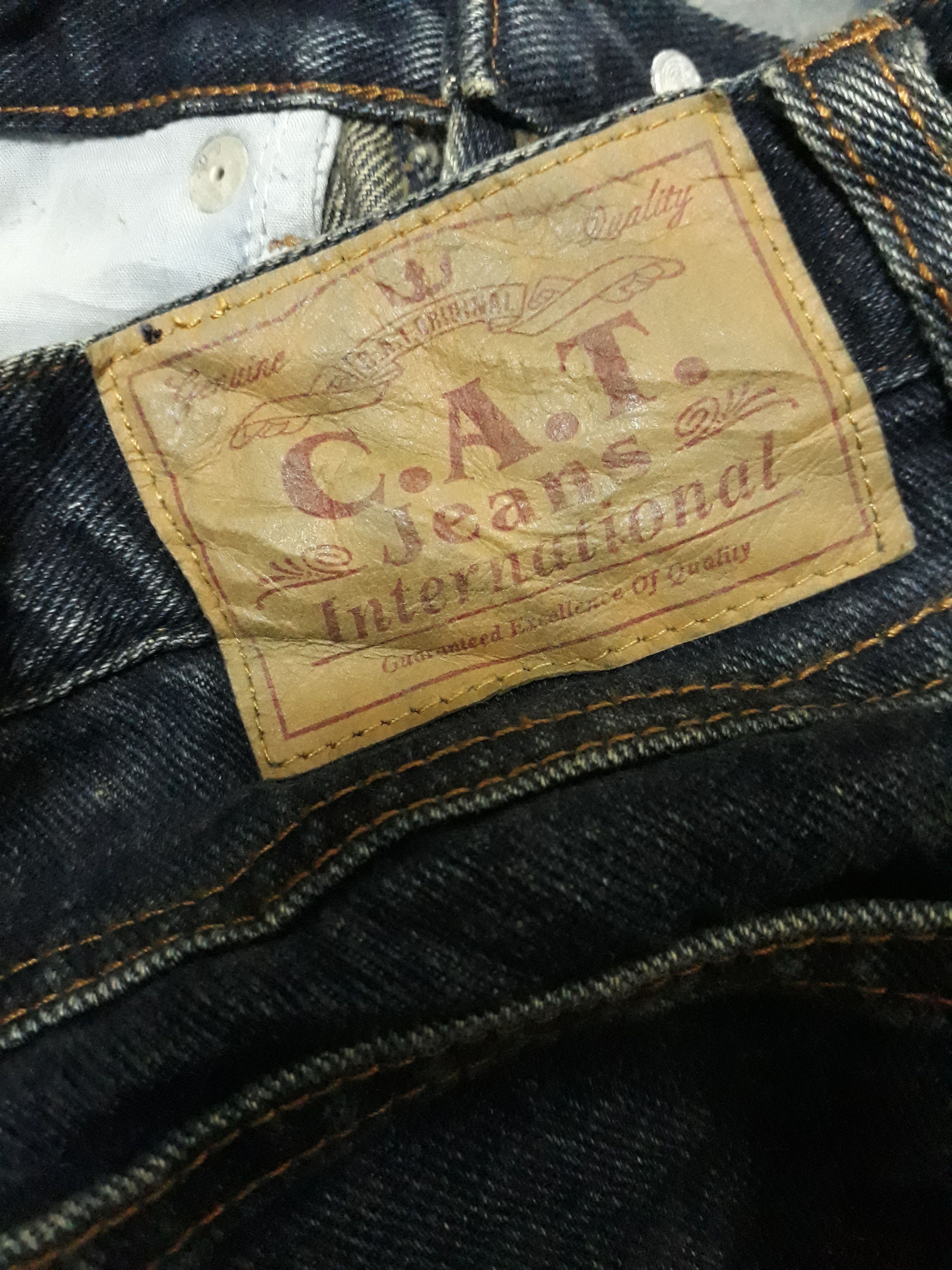 CAT'S PAW 💥CAT STAR Patchwork Japanese Bran Bootcut Denim Pant Size US 28 / EU 44 - 2 Thumbnail