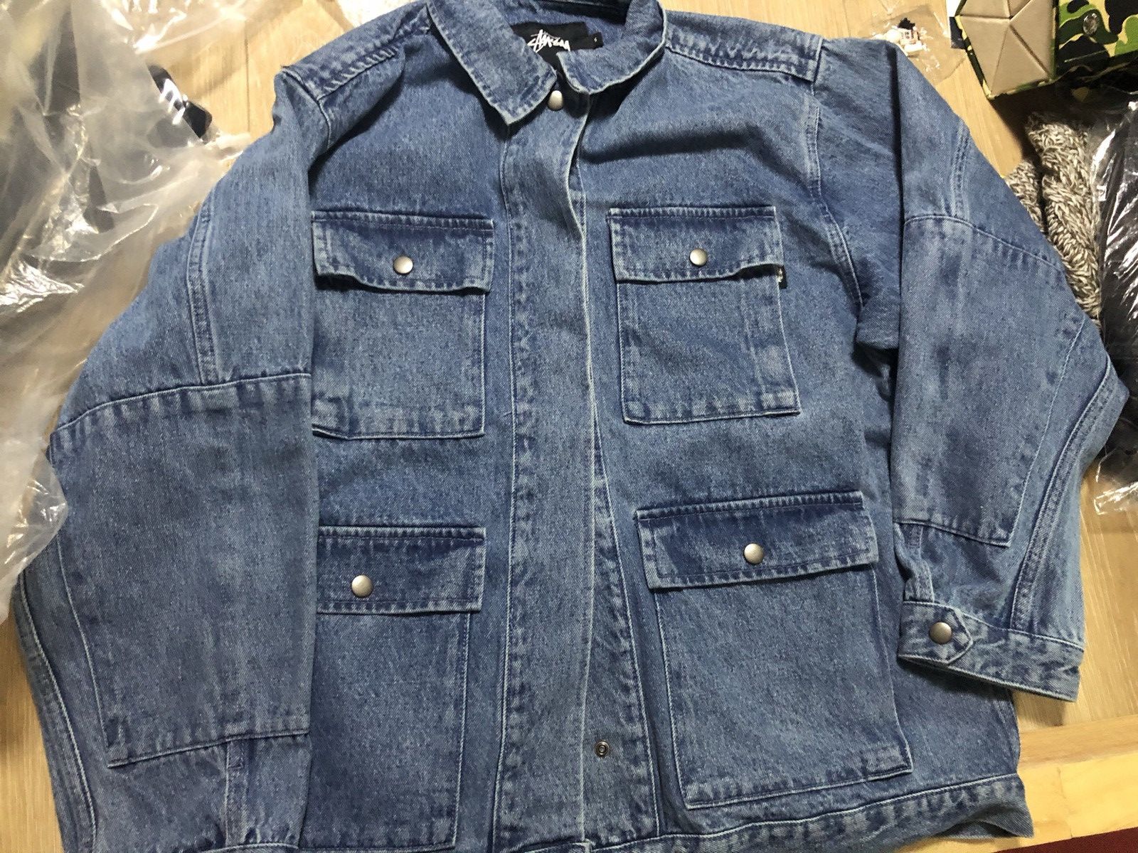 Stussy UNWORN* Stussy four pockets denim jacket Size US S / EU 44-46 / 1 - 2 Thumbnail