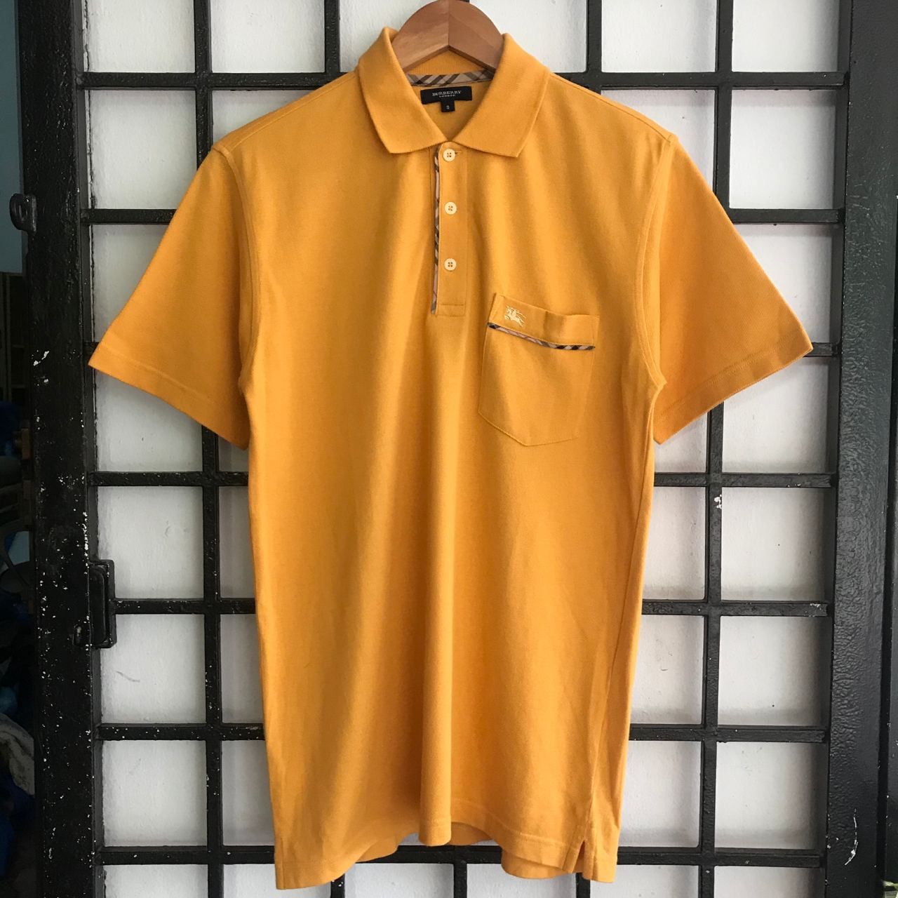 🔥 Vintage BURBERRY LONDON Nova Check Collar Shirt