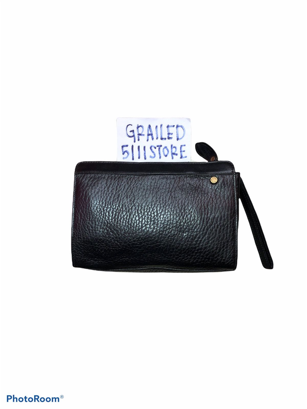 Burberry VINTAGE burberrys clutchbag leather Size ONE SIZE - 2 Thumbnail
