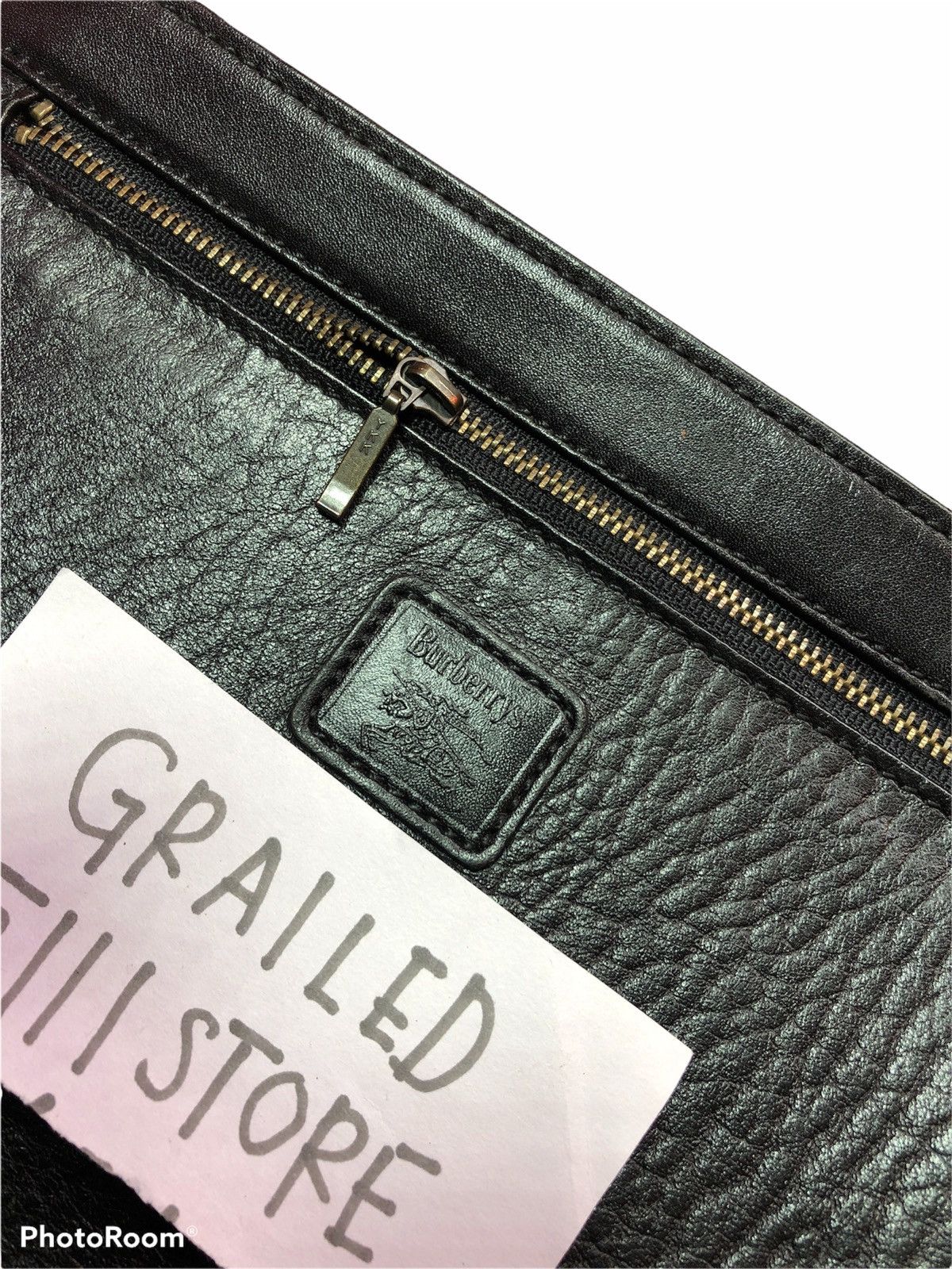 Burberry VINTAGE burberrys clutchbag leather Size ONE SIZE - 6 Thumbnail