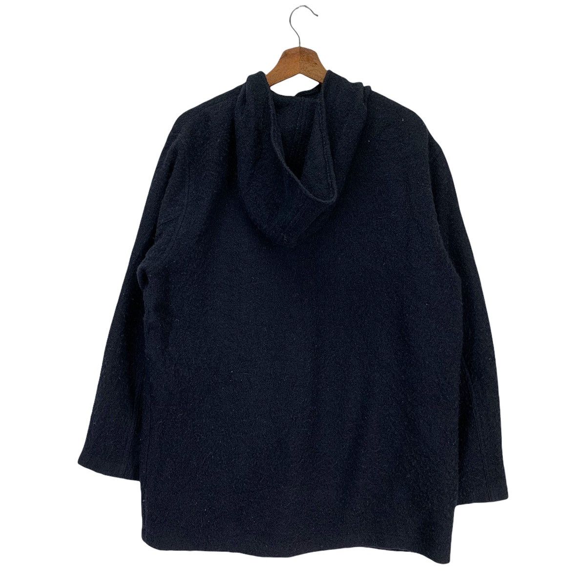 DKNY × Designer Vintage Donna Karan New York DKNY Wool Jacket Hoodie Size US L / EU 52-54 / 3 - 8 Thumbnail