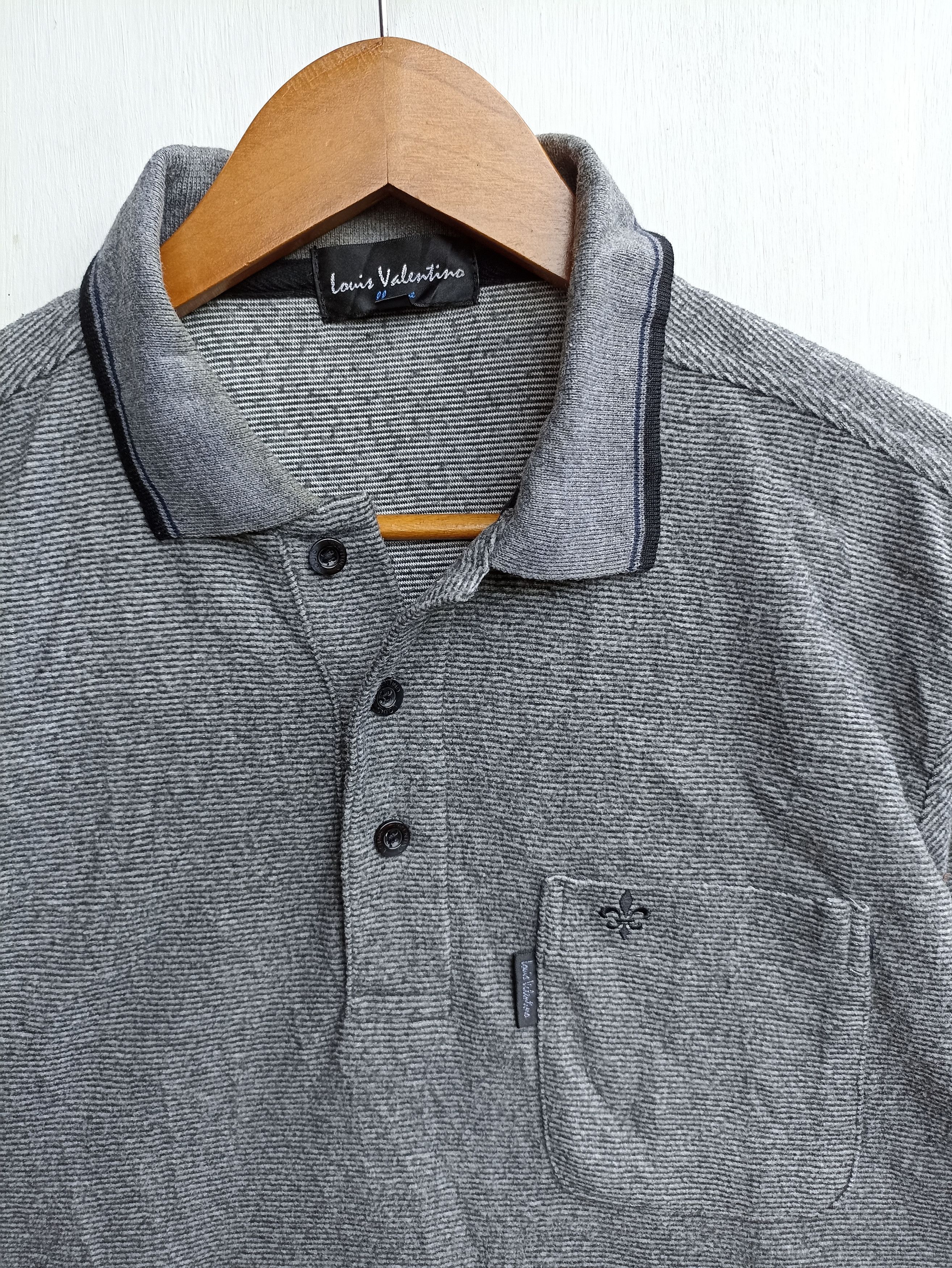Valentino Louis Valentino long sleeve polo shirts Size US M / EU 48-50 / 2 - 2 Thumbnail