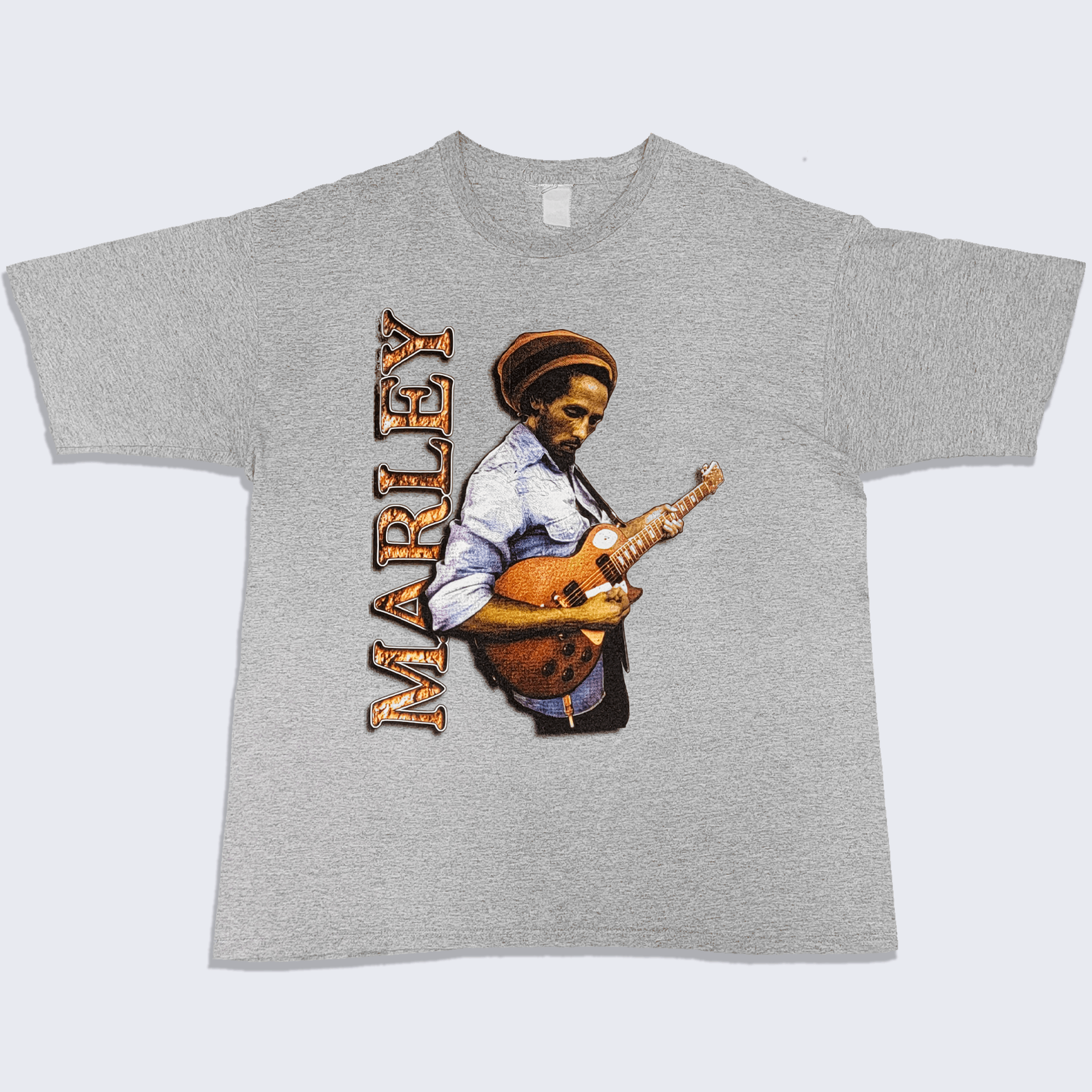 Bob Marley Vintage 90s Gray Single Stitch T-Shirt