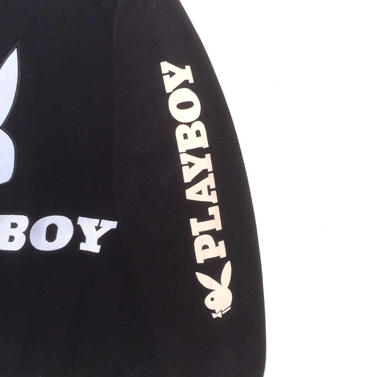Japanese Brand Vintage 90s Playboy Bunny Embroidered Logo Sweatshirt | L Size US L / EU 52-54 / 3 - 6 Thumbnail