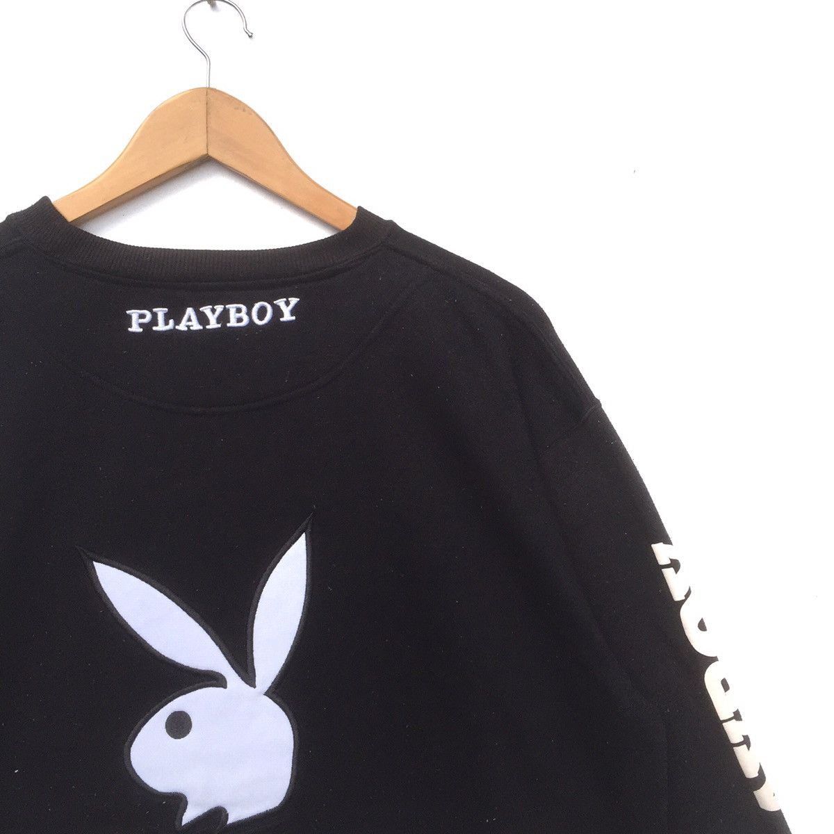 Japanese Brand Vintage 90s Playboy Bunny Embroidered Logo Sweatshirt | L Size US L / EU 52-54 / 3 - 3 Thumbnail
