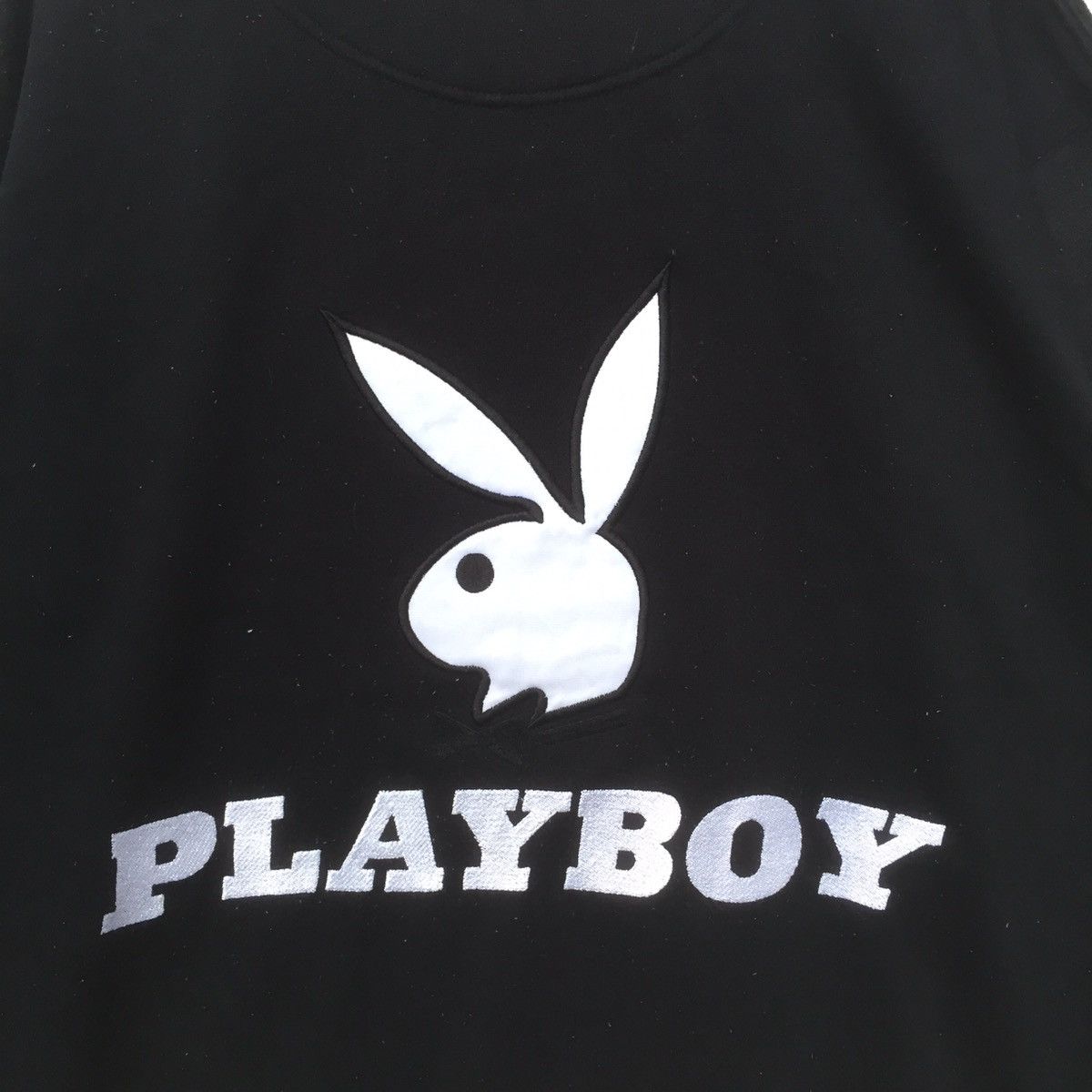 Japanese Brand Vintage 90s Playboy Bunny Embroidered Logo Sweatshirt | L Size US L / EU 52-54 / 3 - 4 Thumbnail