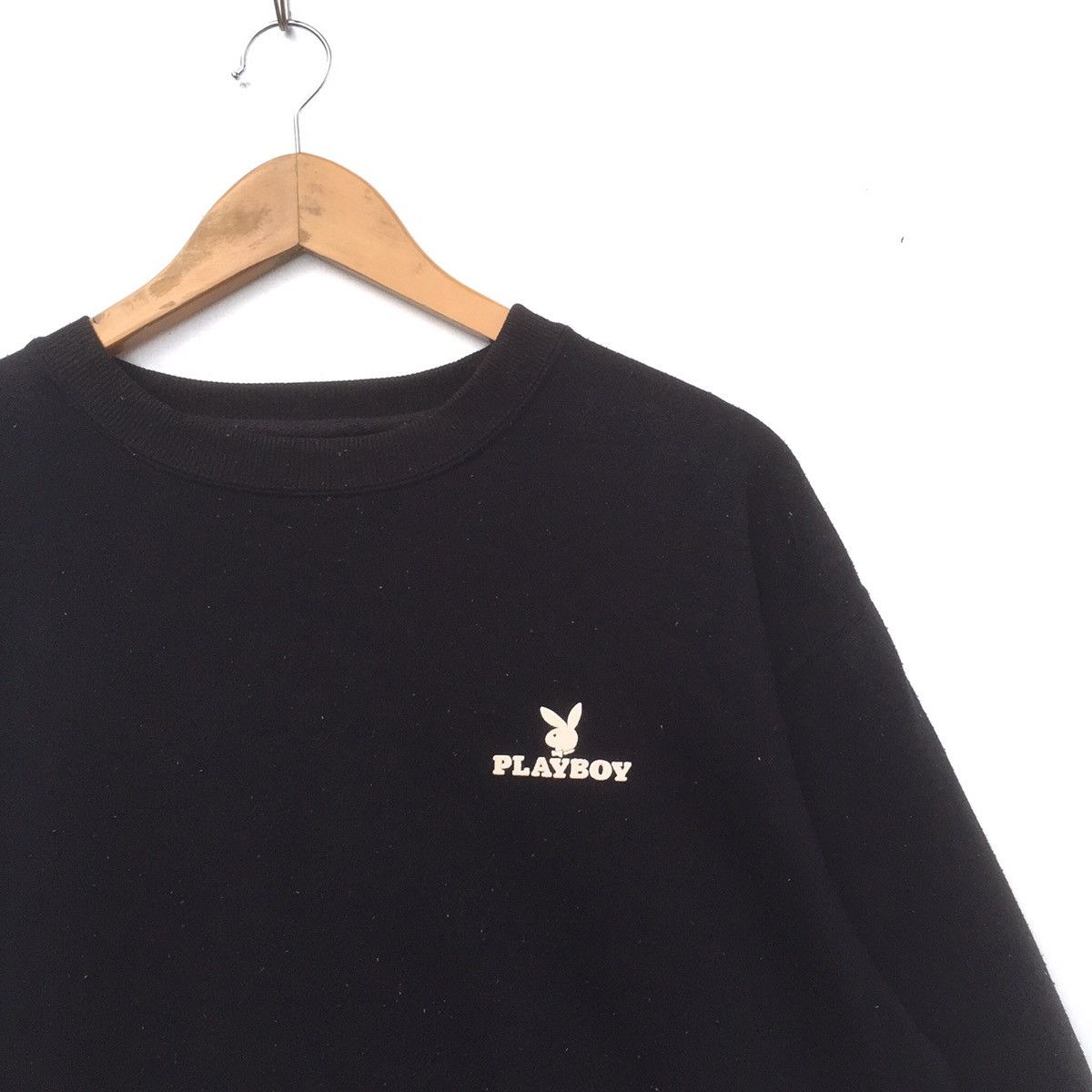 Japanese Brand Vintage 90s Playboy Bunny Embroidered Logo Sweatshirt | L Size US L / EU 52-54 / 3 - 7 Thumbnail