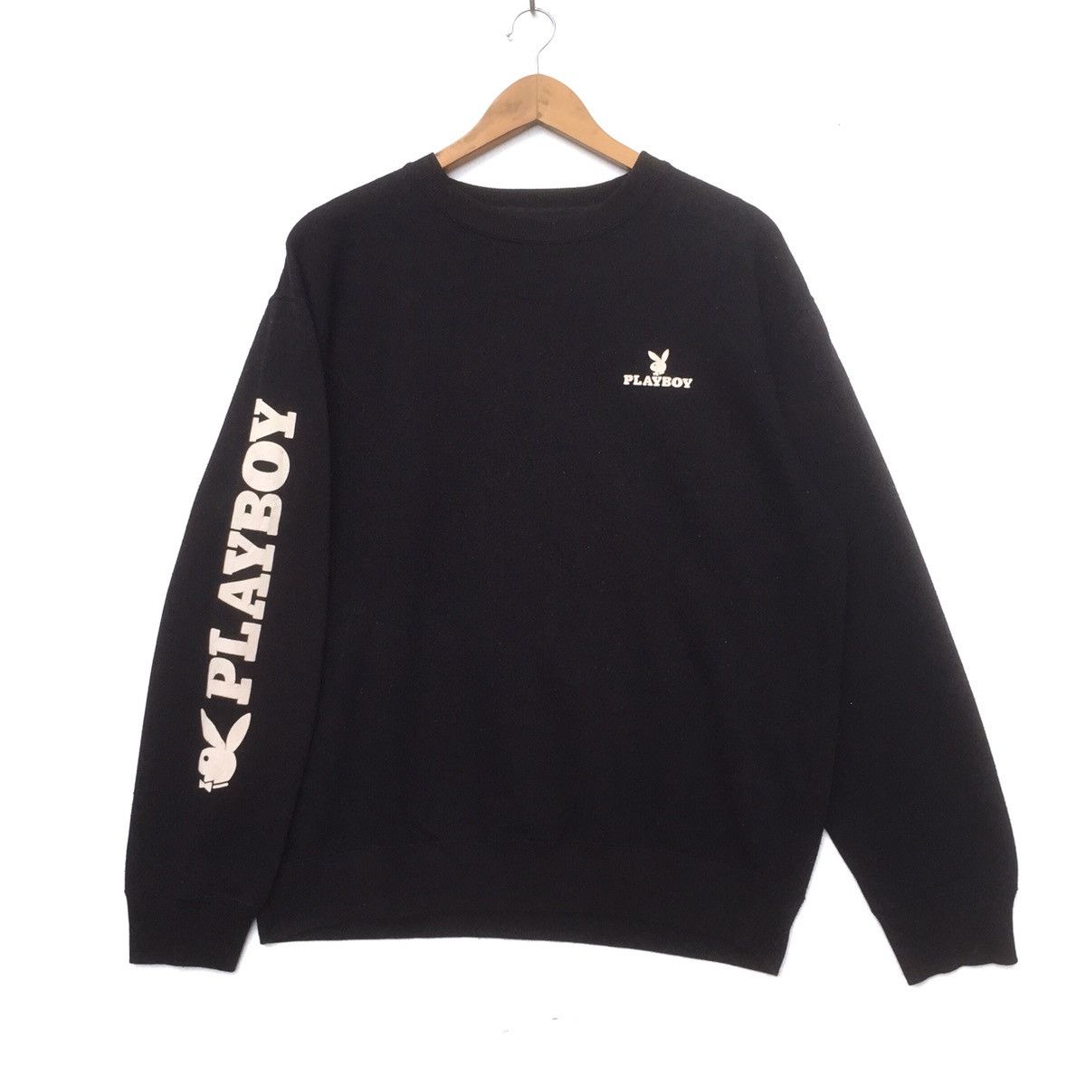 Japanese Brand Vintage 90s Playboy Bunny Embroidered Logo Sweatshirt | L Size US L / EU 52-54 / 3 - 8 Thumbnail