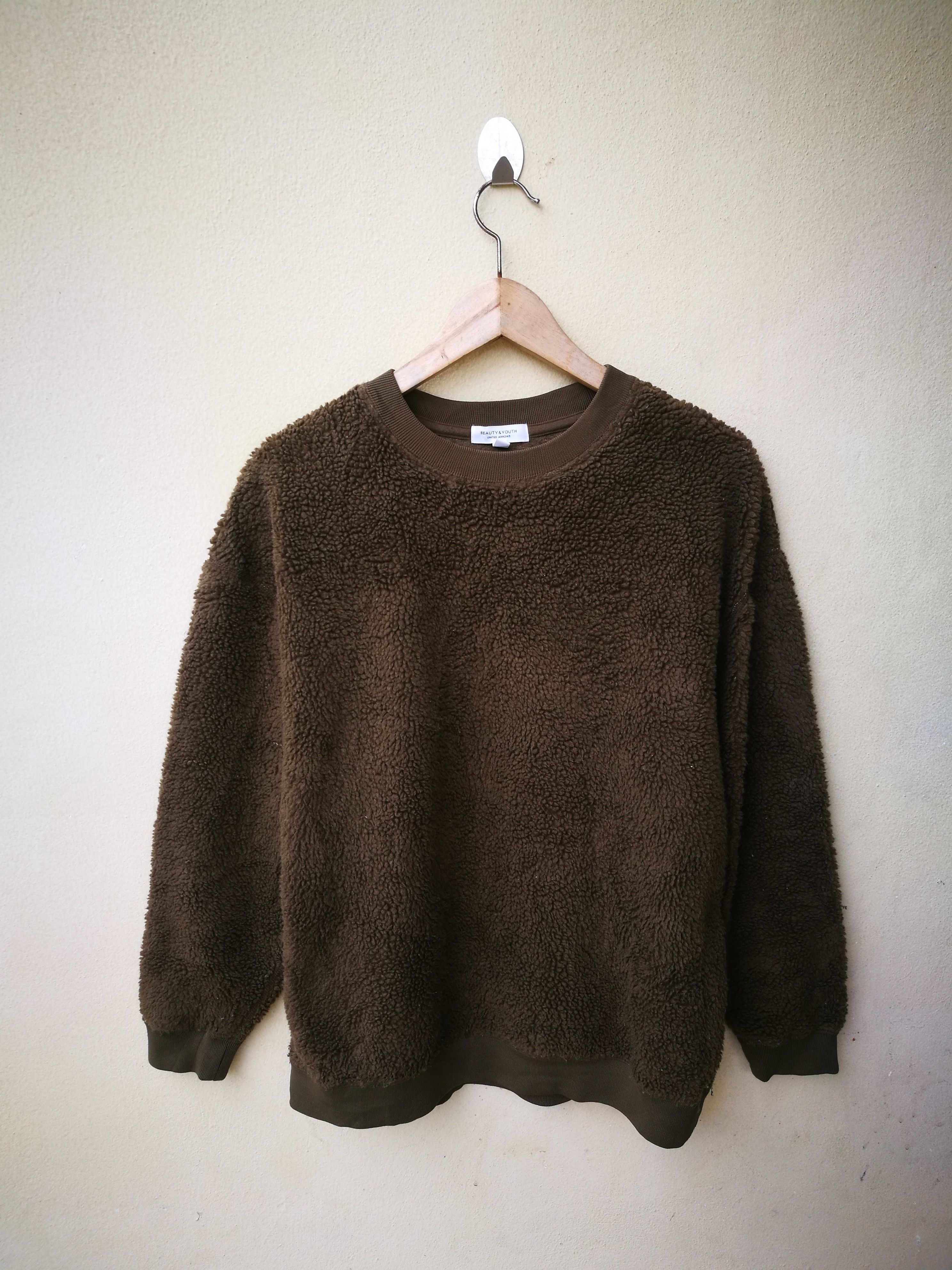 BEAUTY&YOUTH × Japanese Brand × United Arrows Olive Beauty & Youth Fleece sweatshirts Size US M / EU 48-50 / 2 - 1 Thumbnail