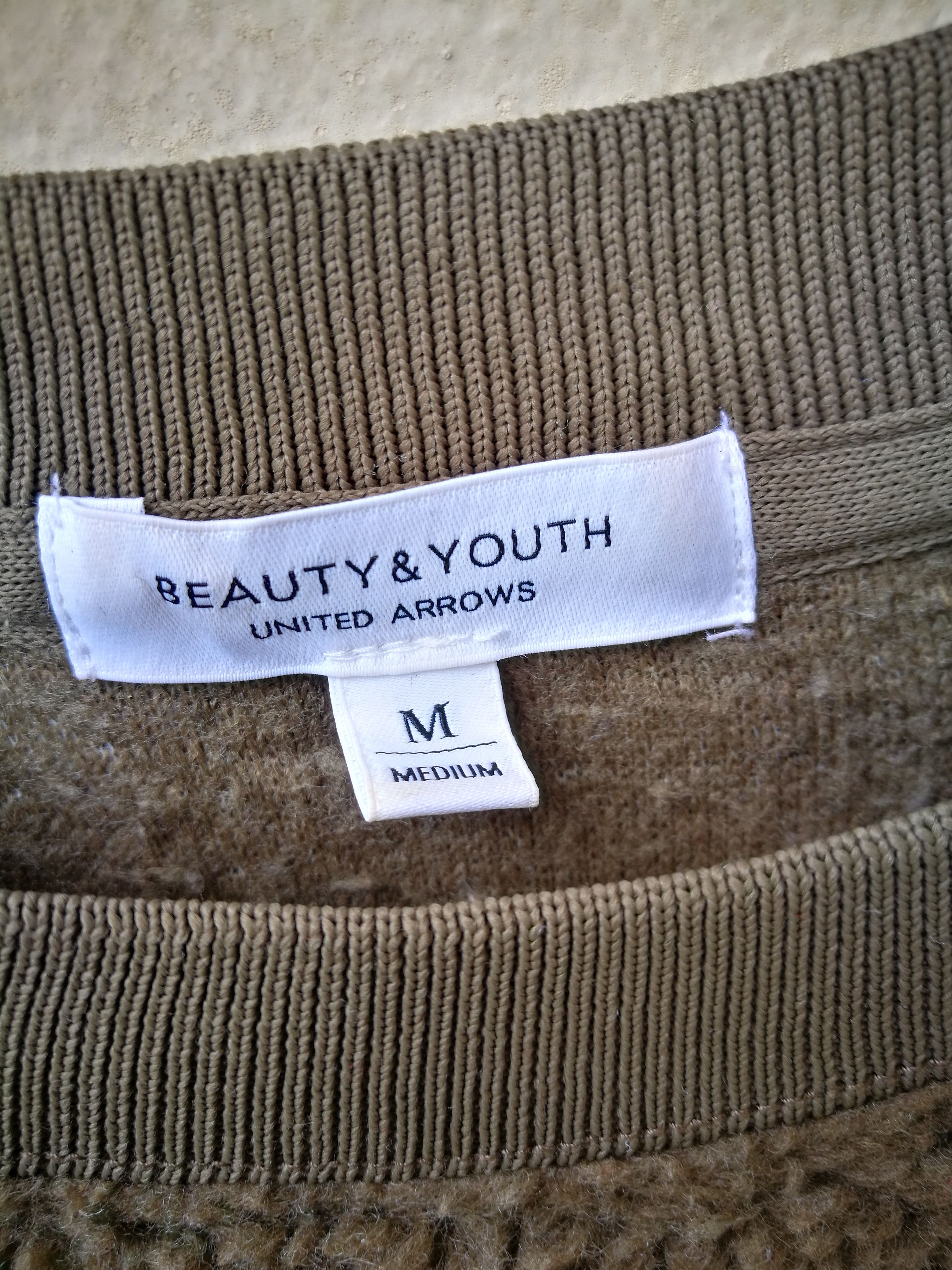 BEAUTY&YOUTH × Japanese Brand × United Arrows Olive Beauty & Youth Fleece sweatshirts Size US M / EU 48-50 / 2 - 5 Thumbnail